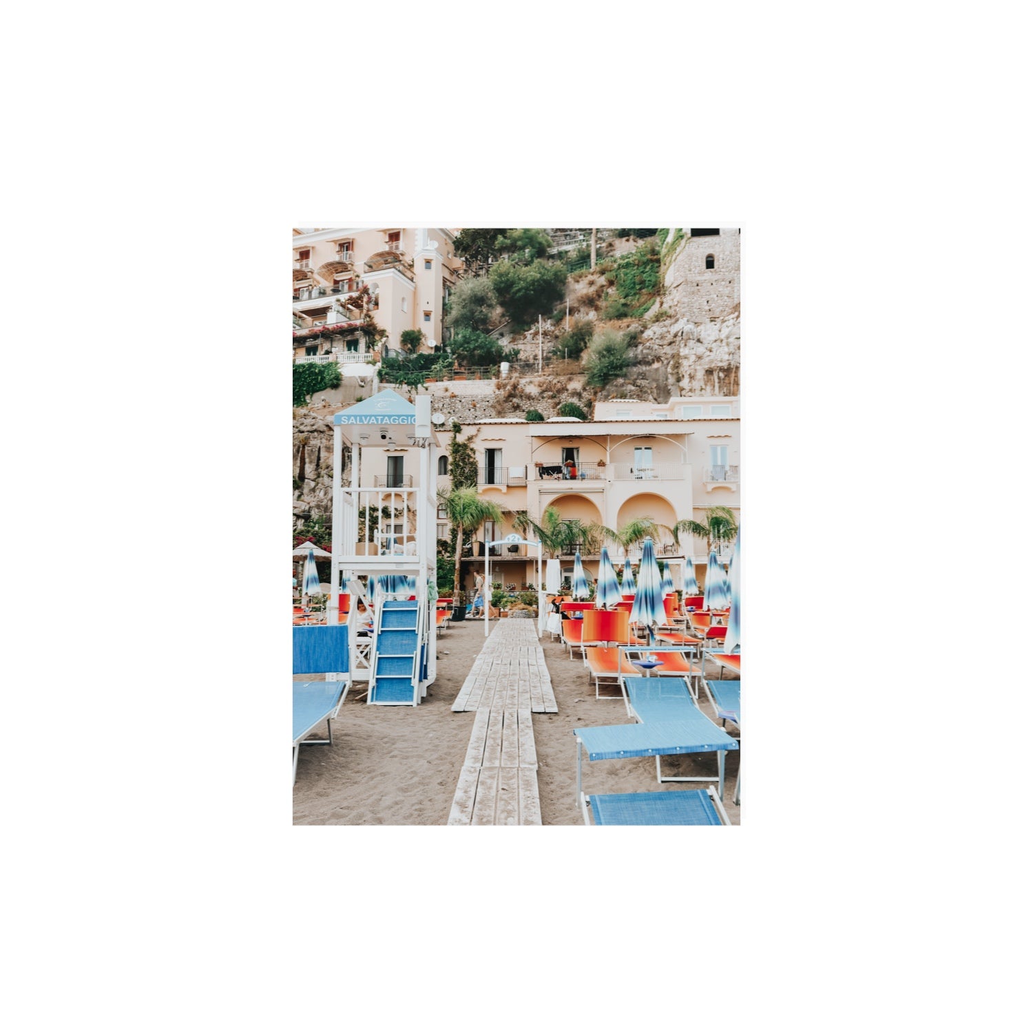 Torre Di Salvataggio Positano wall art 12 x 16 in unframed fine art print
