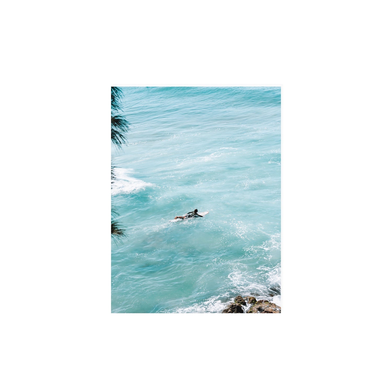Blue Crush fine art print, Byron Bay, Australia, 12 x 16 in, Unframed, Fine Art Print
