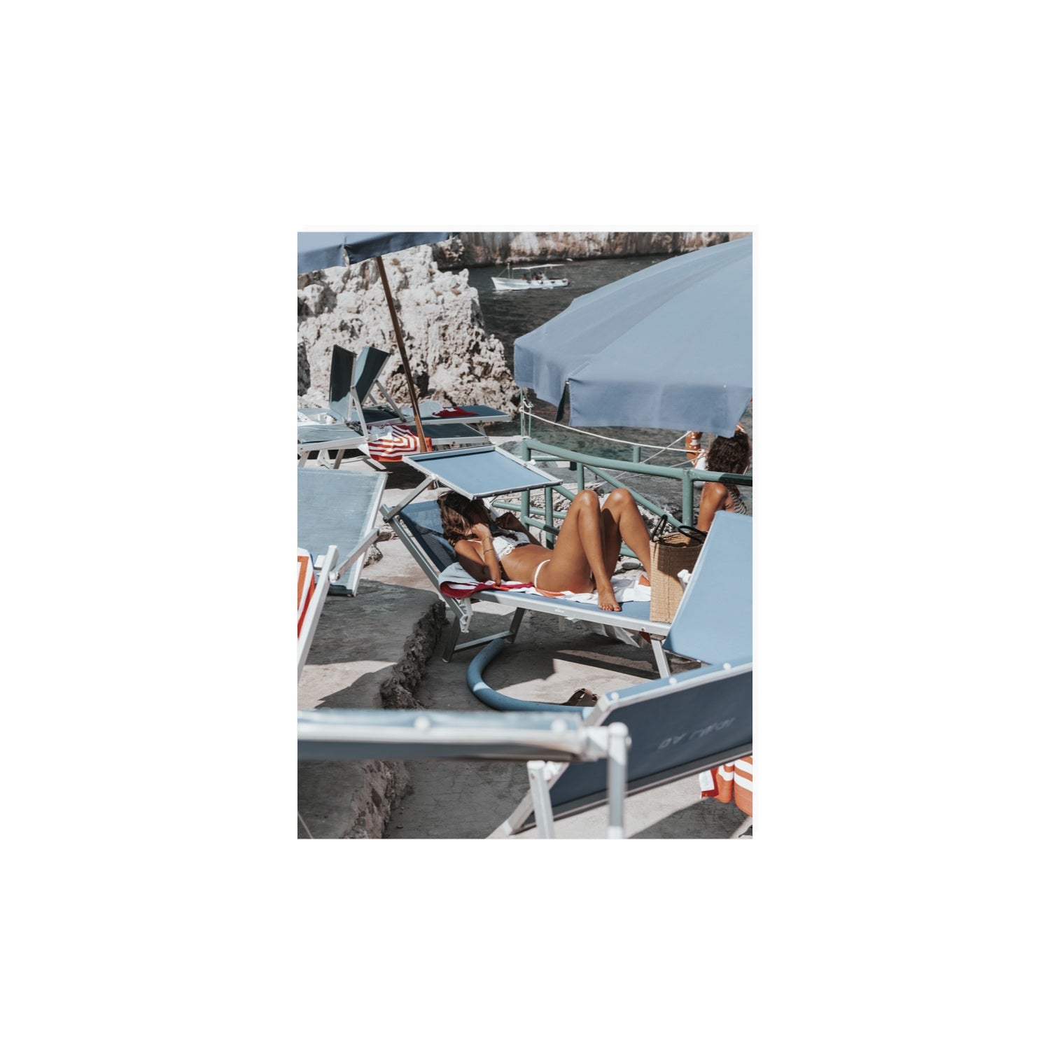 Beach Babe fine art print, Capri, Italy, 12 x 16 in, Unframed, Fine Art Print