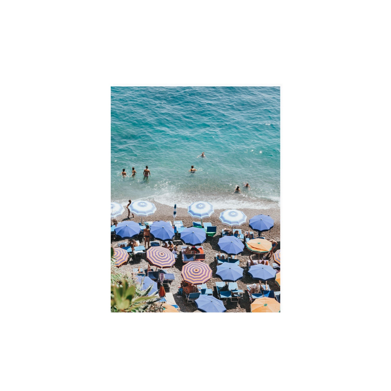 Paradise Beach Positano wall art 12 x 16 in unframed fine art print