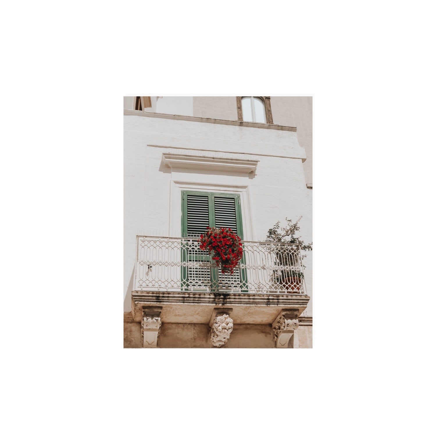 Balcone Estivo Puglia Italian wall art 12 x 16 in unframed fine art print
