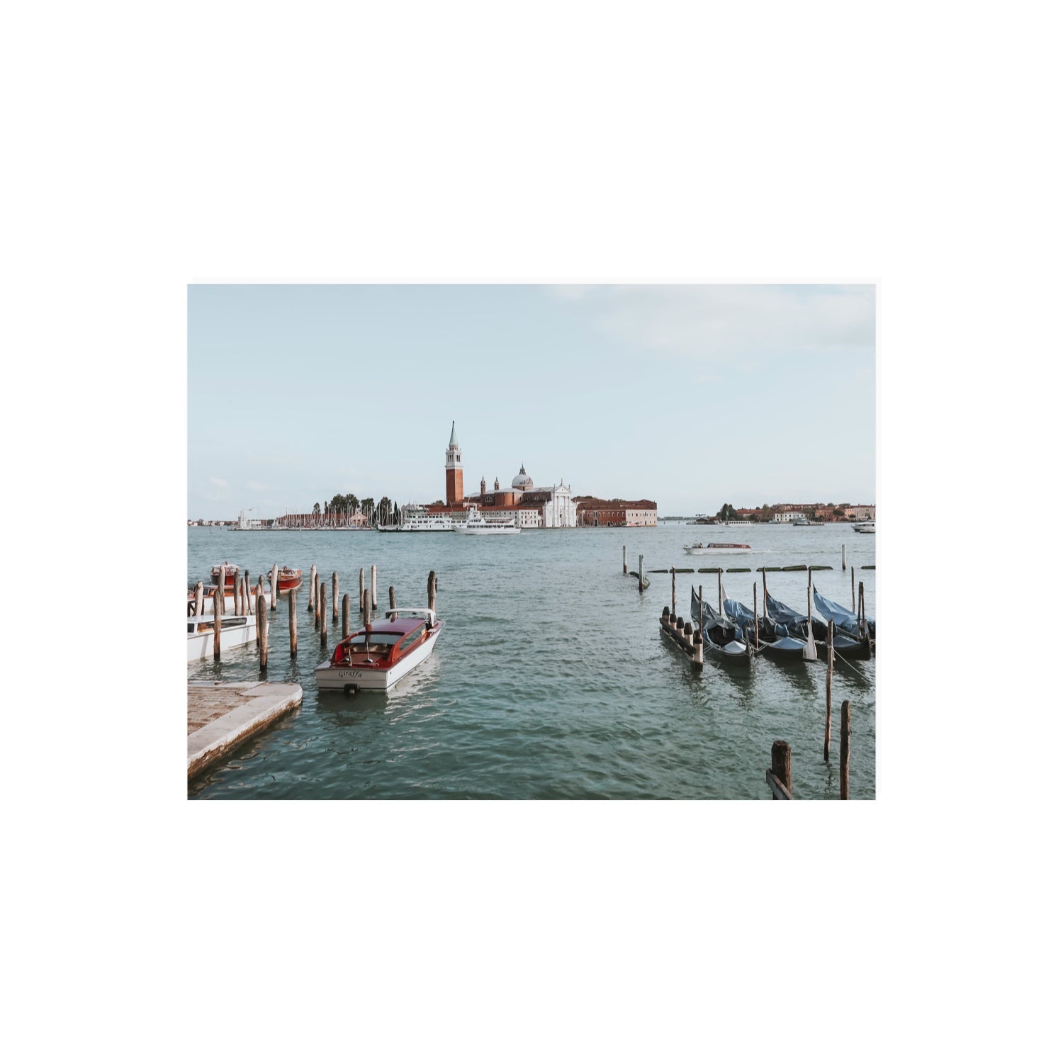 Venetian Waterscape Venice Italian art print 18 x 24 in unframed fine art print