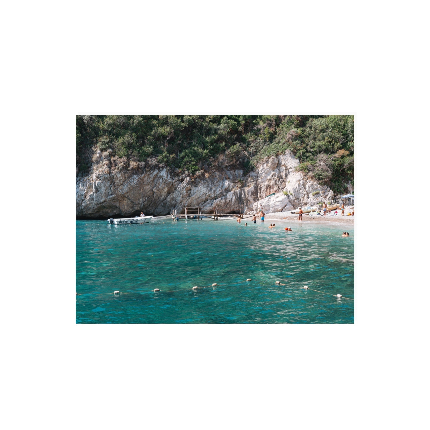 Azure Abyss Nerano wall art 18 x 24 in unframed fine art print