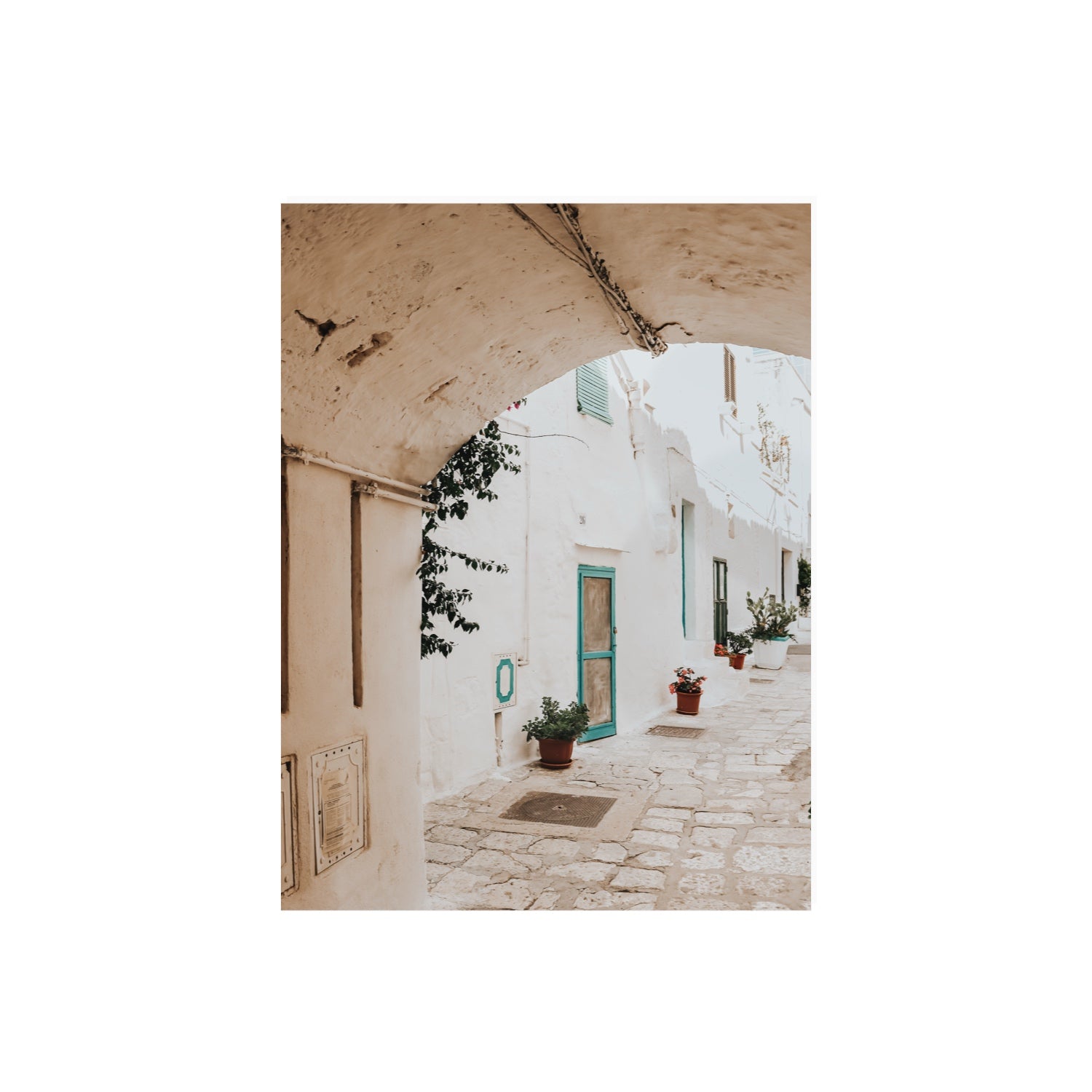 La Citta Bianca Puglia La Città Bianca wall art 18 x 24 in unframed fine art print