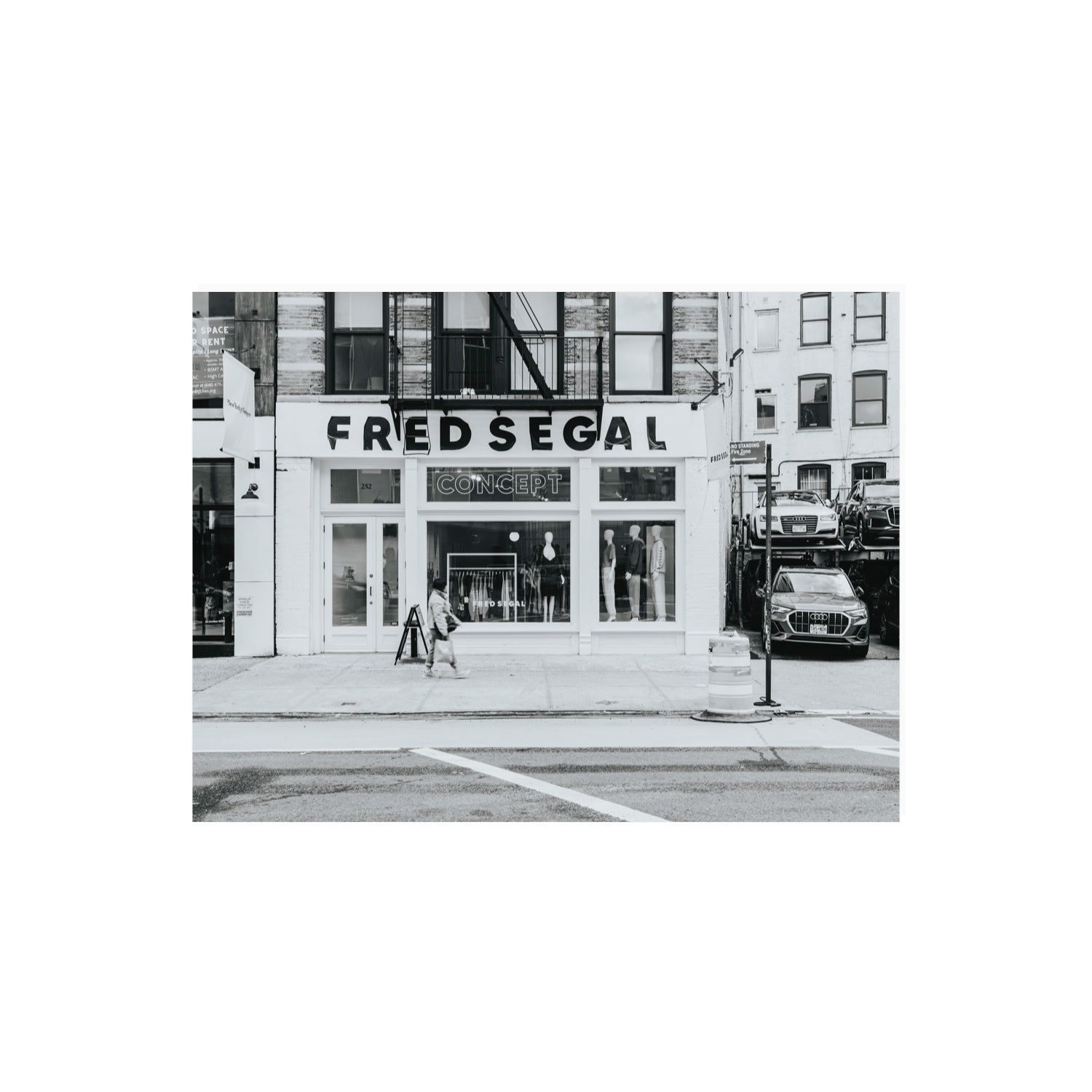 Noir York New York NYC Black & White wall art 18 x 24 in unframed fine art print