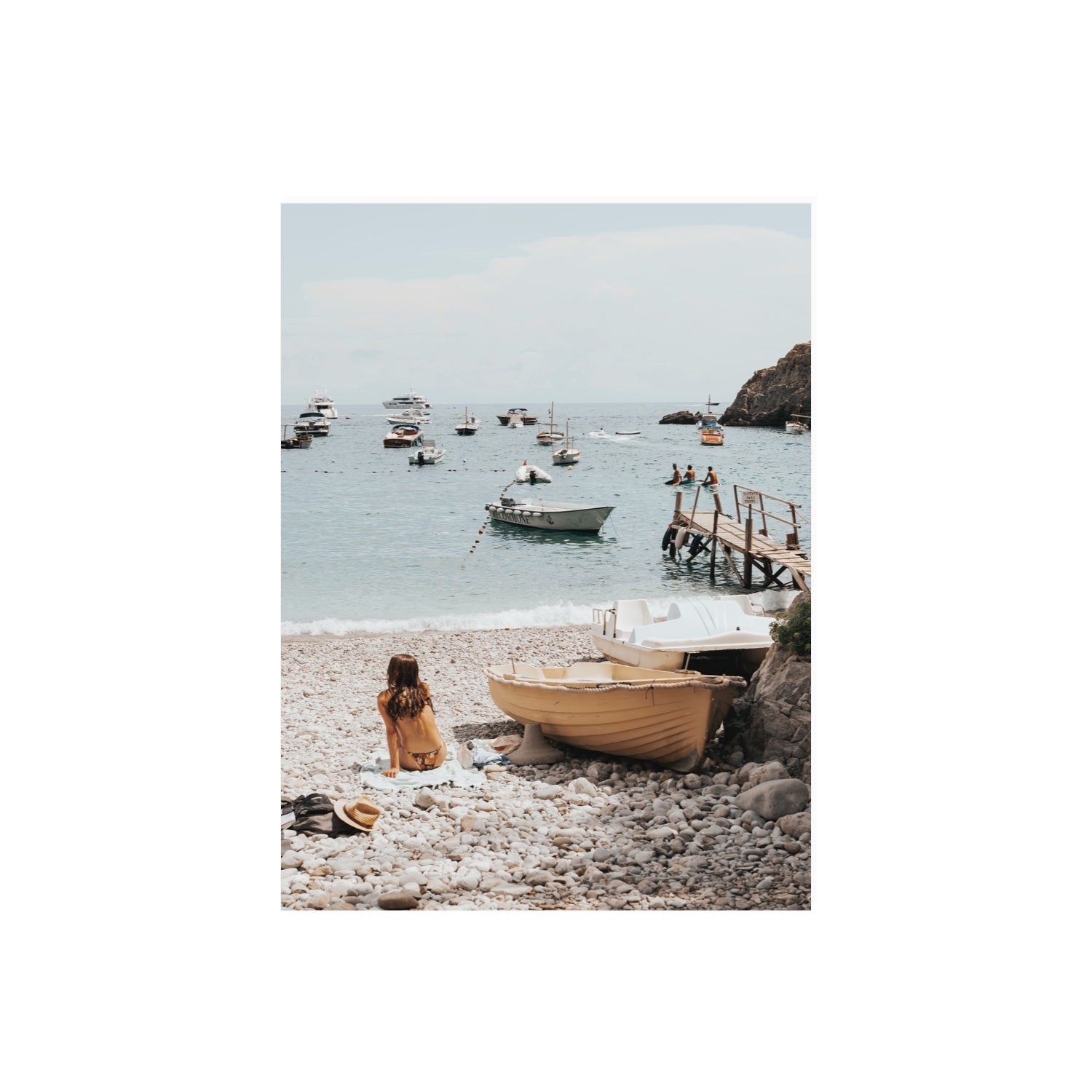 Solo Sojourn Nerano wall art 18 x 24 in unframed fine art print