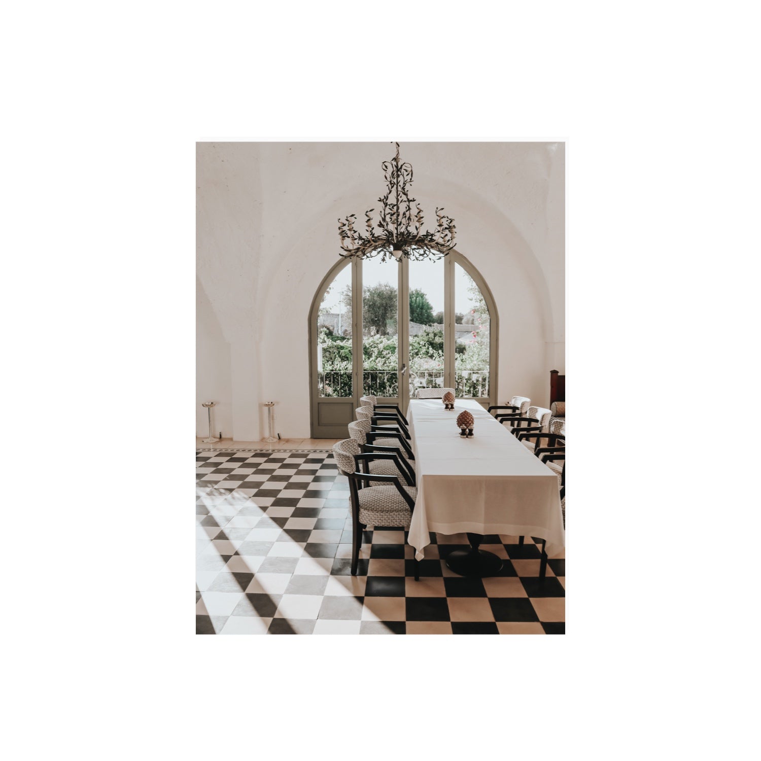 Sunbeam Feast Puglia Wall Italian fine art print 18 x 24 in unframed fine art print