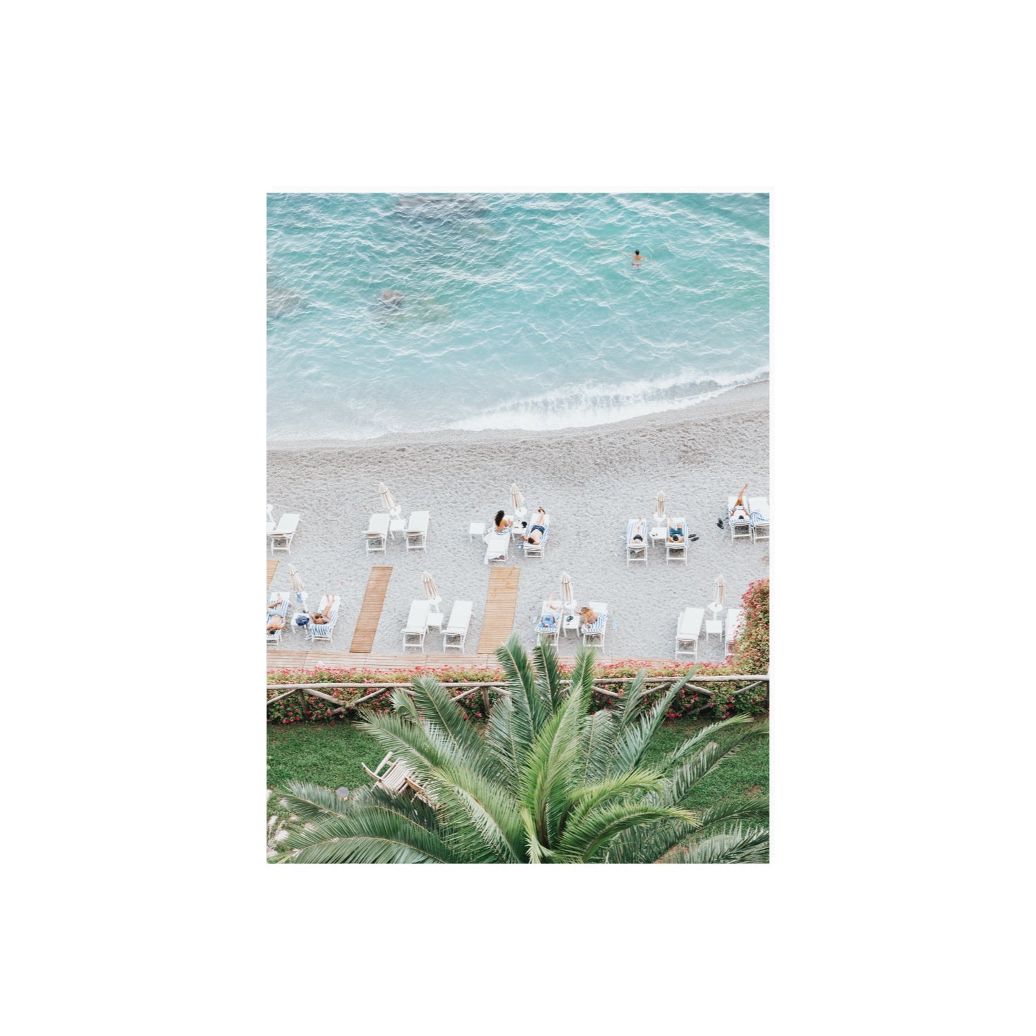 Paradiso Amalfi Mediterranean wall art 18 x 24 in unframed fine art print