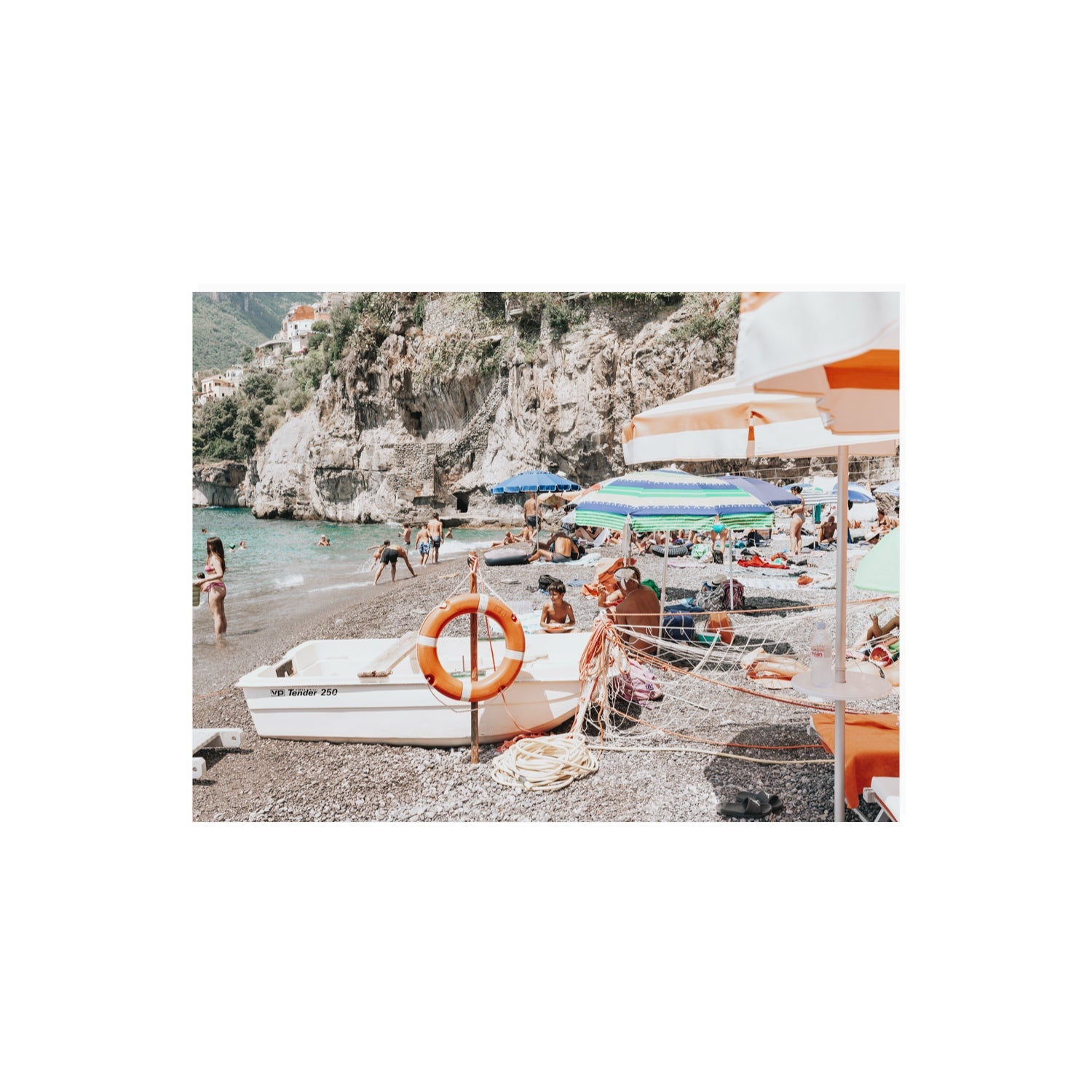Bellezza By The Bay fine art print, Positano, Italy, 18 x 24 in, Unframed, Fine Art Print