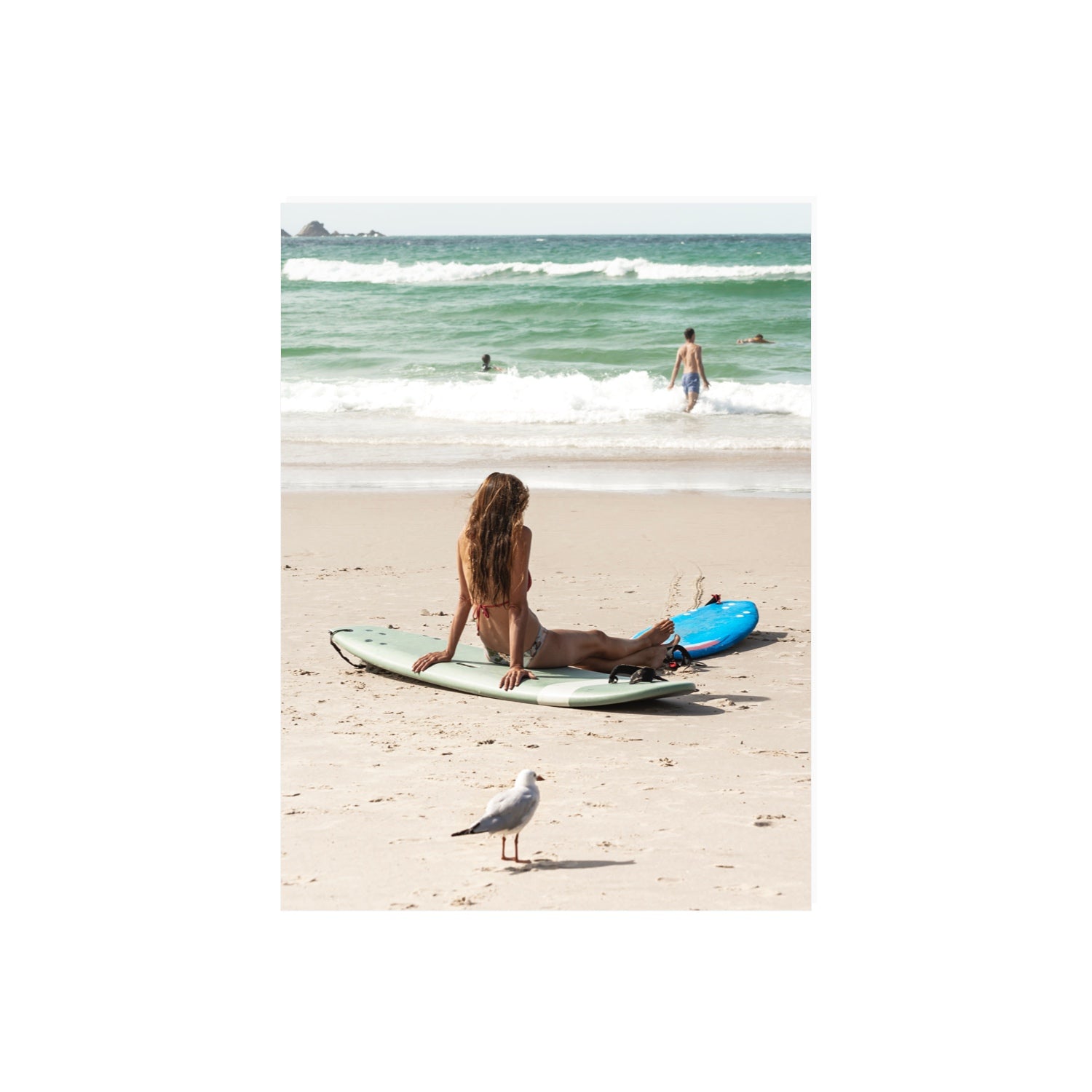 Carissa Byron Bay Surf coastal wall art 18 x 24 in unframed fine art print