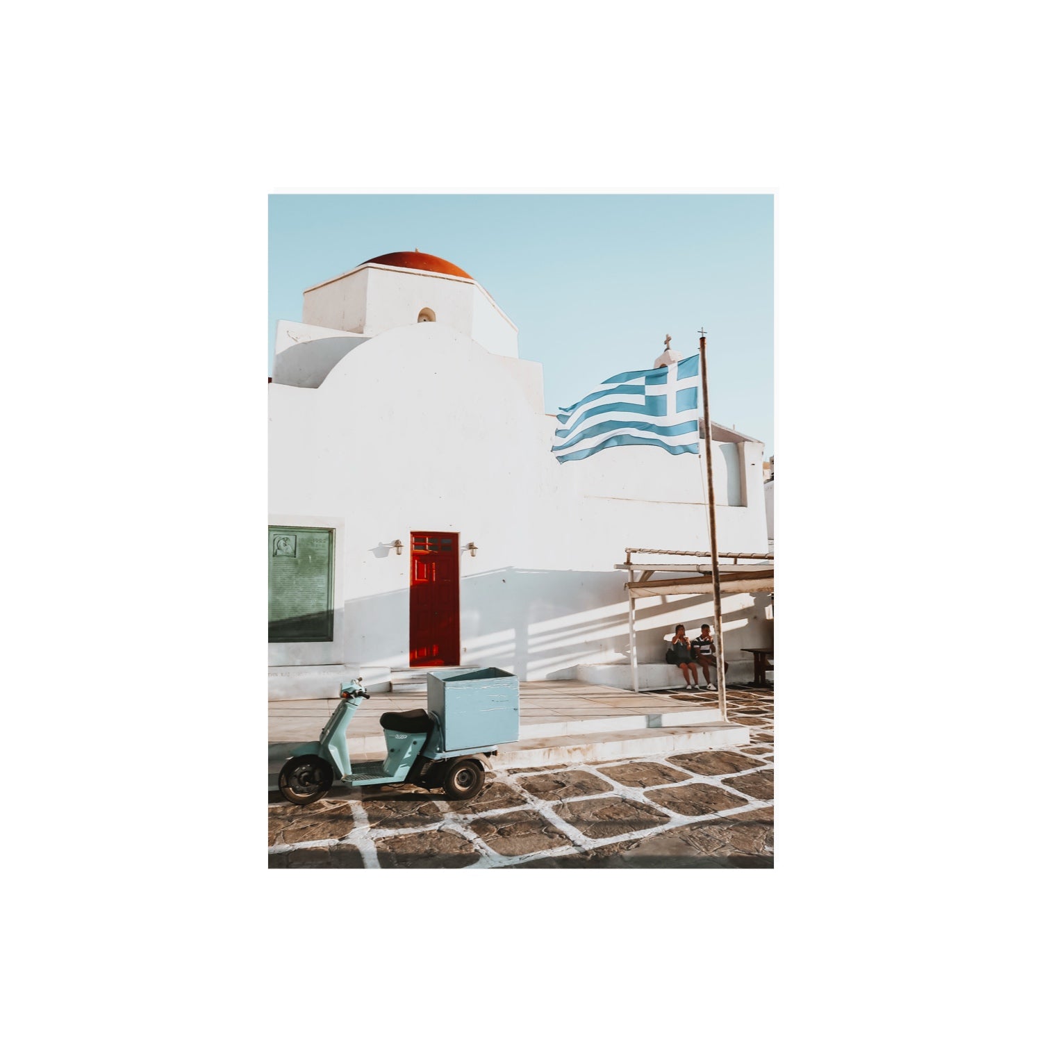 Mykonos Postcard fine art print, Mykonos, Greece, 18 x 24 in, Unframed, Fine Art Print