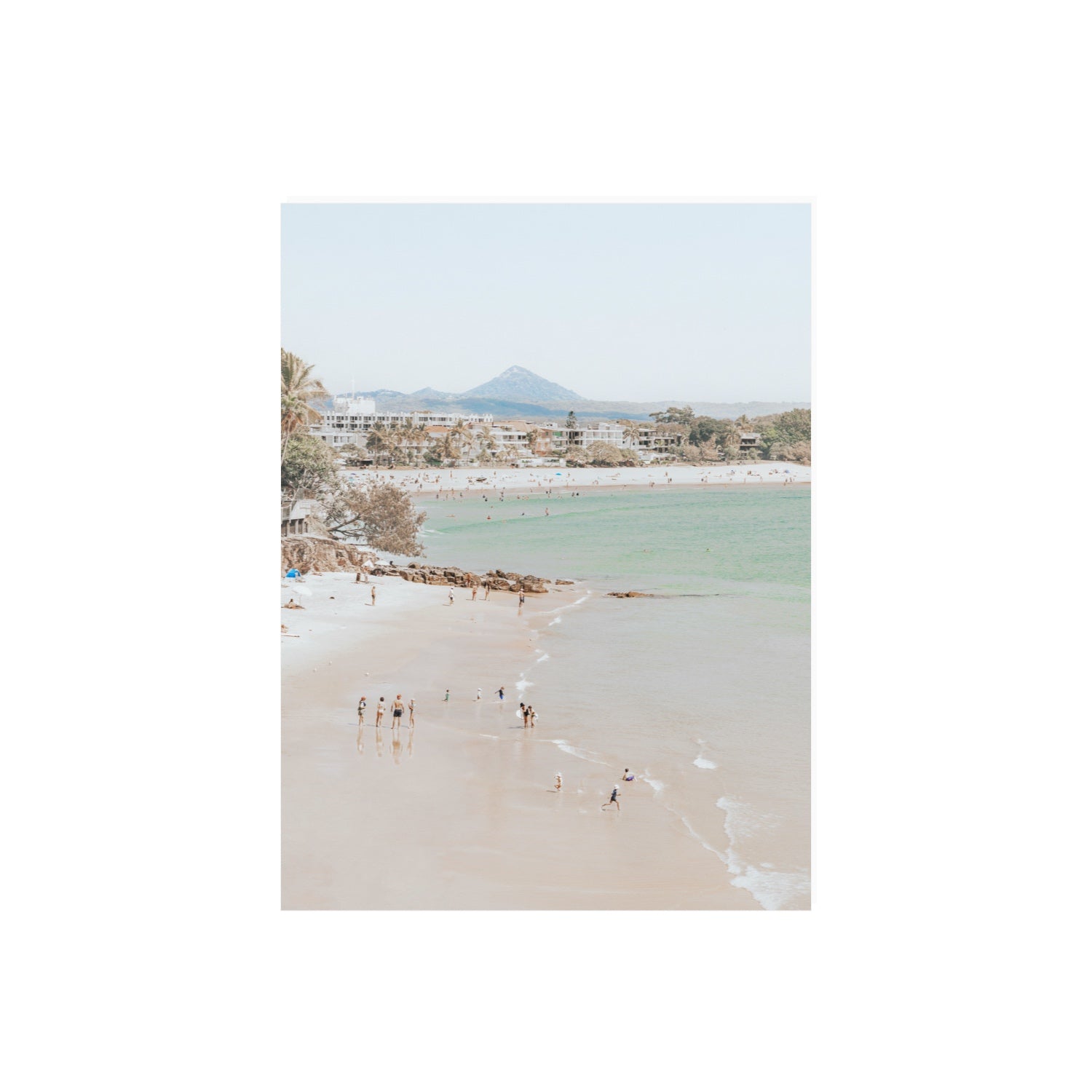 Little Cove Shallows fine art print, Noosa, Australia, coastal scenes artwork, 18 x 24 in, Unframed, Fine Art Print