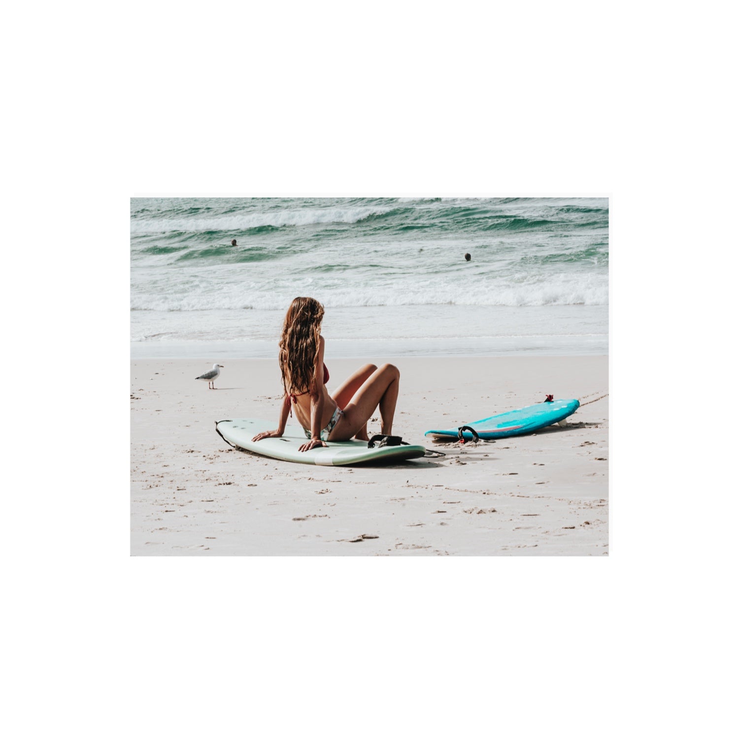 Ciao Bella Byron Bay Surf coastal wall art 18 x 24 in unframed fine art print