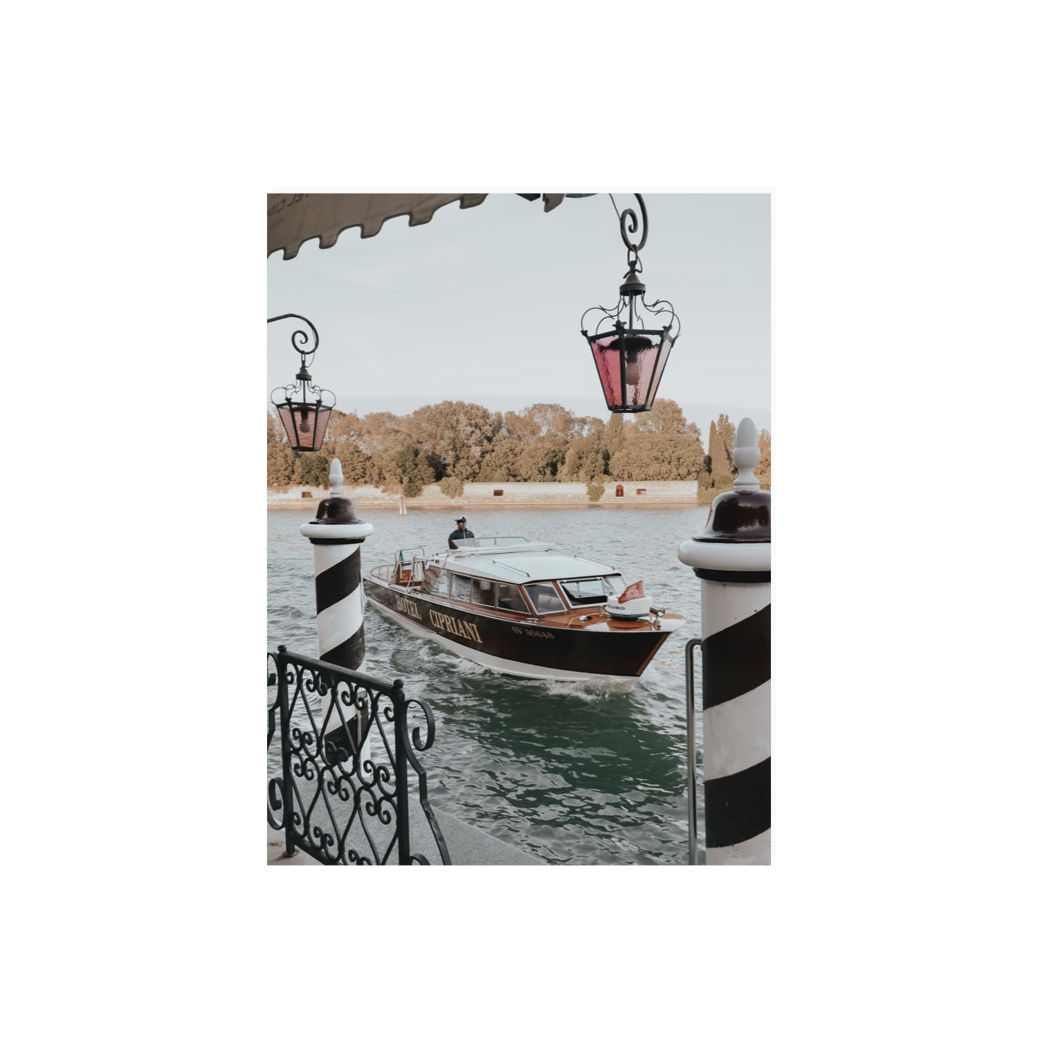 Taxi Shuttle Venice wall art 18 x 24 in unframed fine art print
