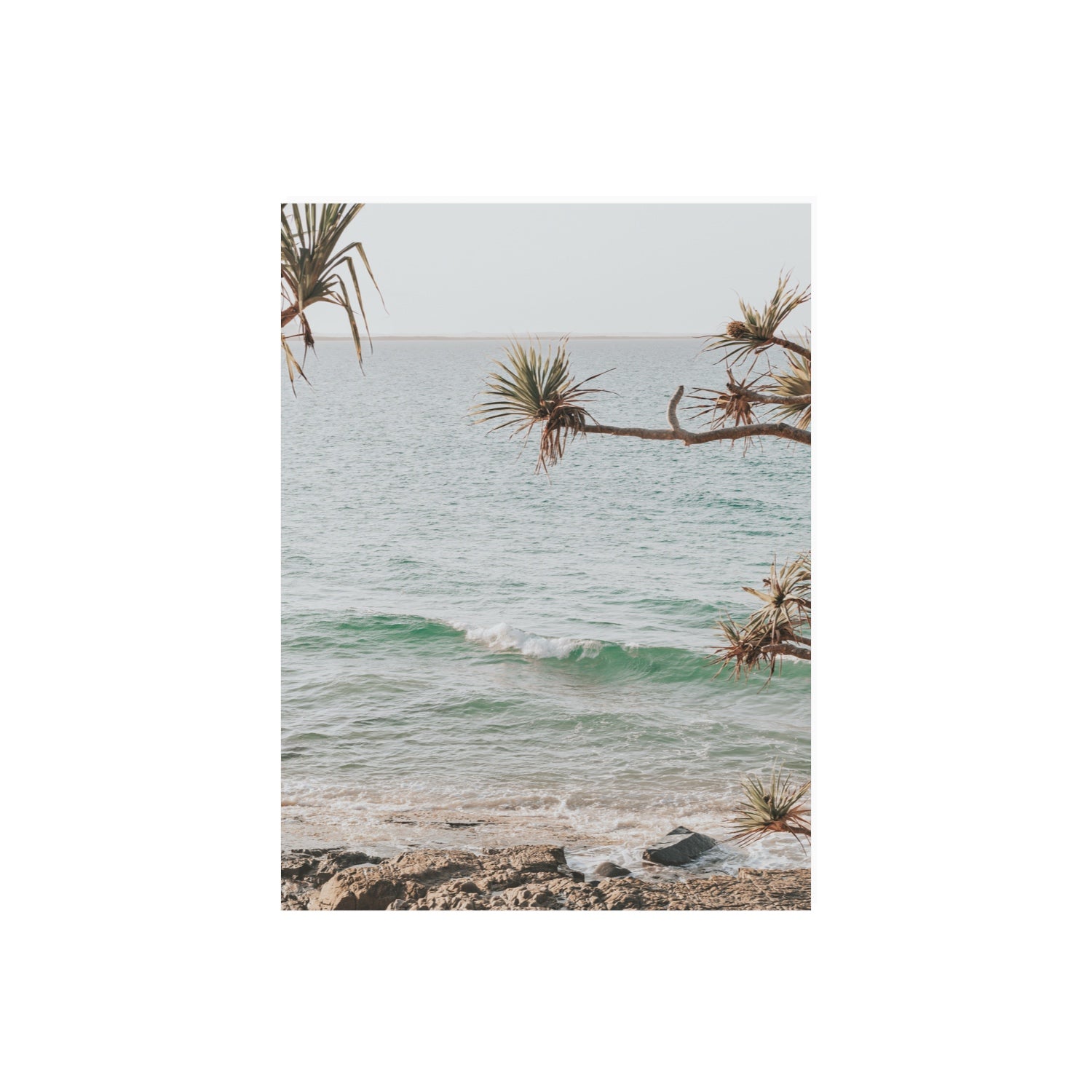 Good Vibrations fine art print, Noosa, Australia, coastal scenes artwork, 18 x 24 in, Unframed, Fine Art Print