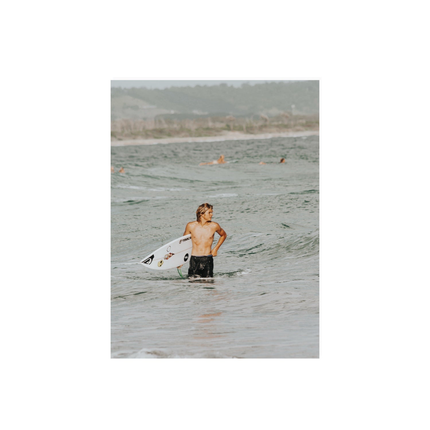 Chasing Mavericks Byron Bay Surf coastal wall art 18 x 24 in unframed fine art print