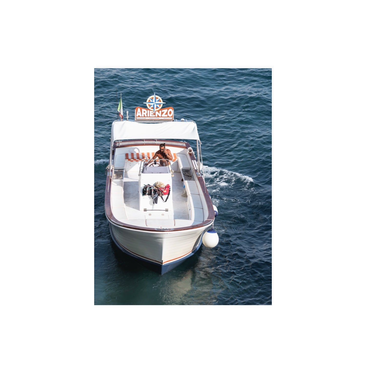 Pilota di Motoscafo fine art print, Positano, Italy, 18 x 24 in, Unframed, Fine Art Print