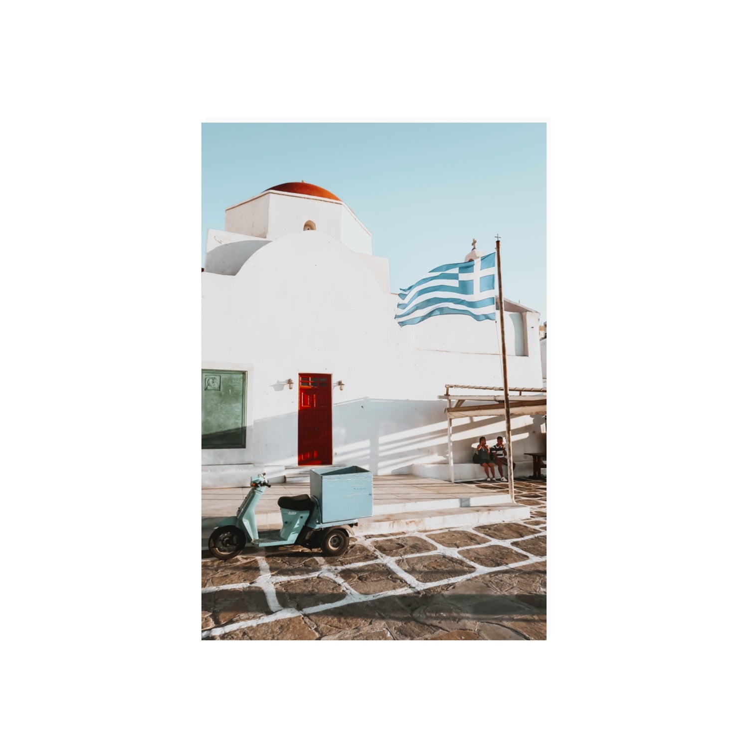 Mykonos Postcard fine art print, Mykonos, Greece, 20 x 30 in, Unframed, Fine Art Print