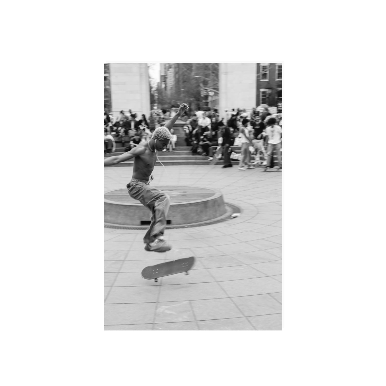 Airborne Rhythms New York NYC Black & White wall art 20 x 30 in unframed fine art print