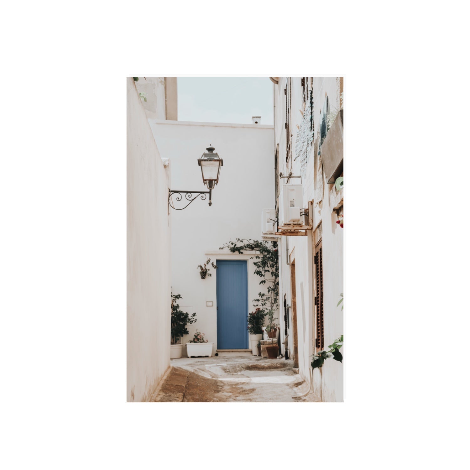 Entry Envy Puglia Ostuni wall art 20 x 30 in unframed fine art print