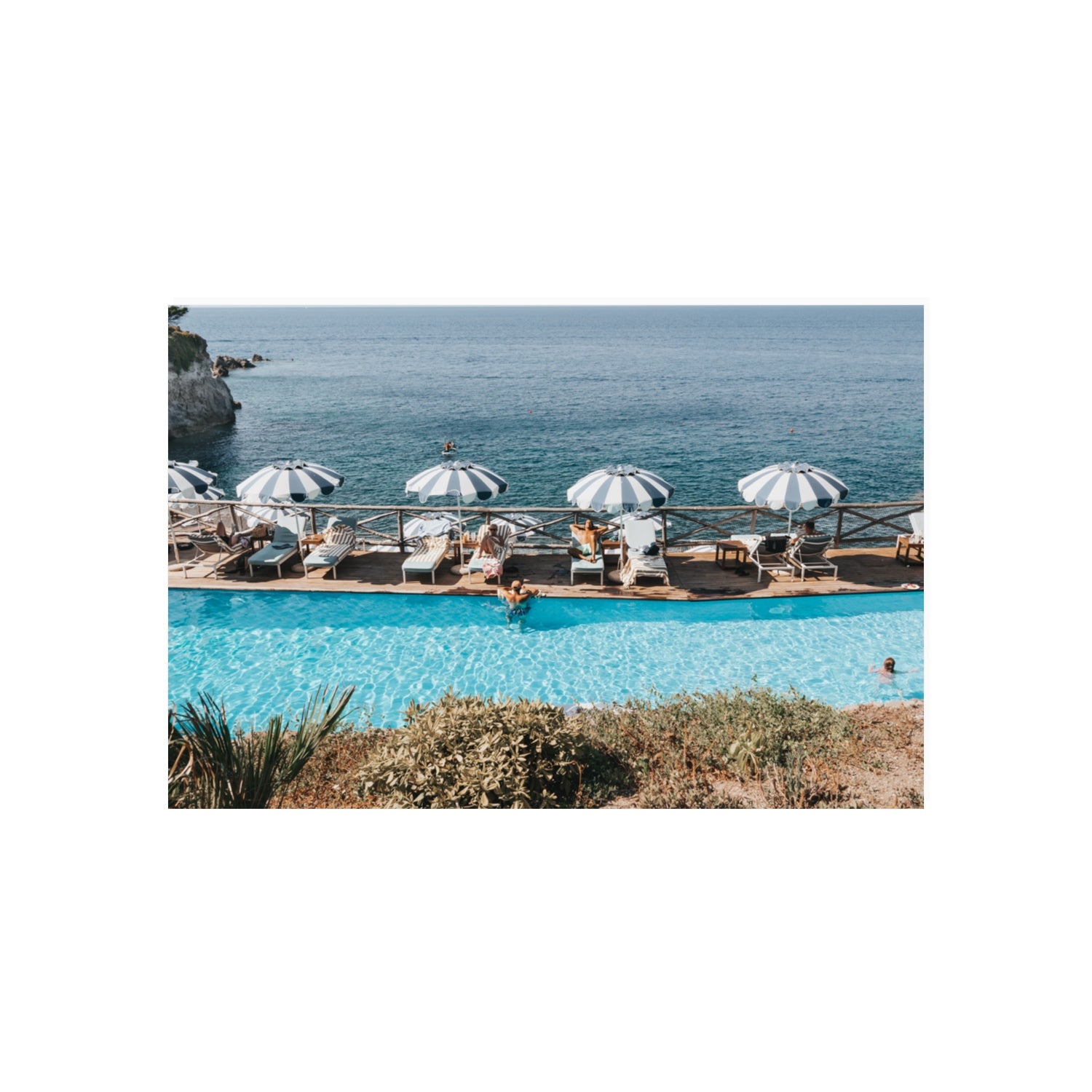 Hues Of Blues fine art print, Ischia, Italy, 20 x 30 in, Unframed, Fine Art Print