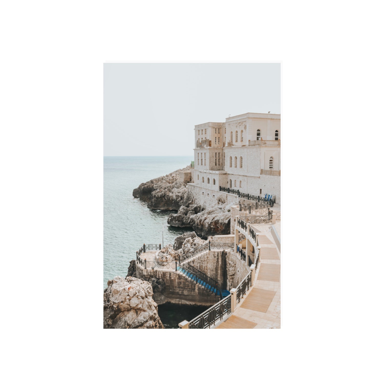 Santa Cesarea Puglia Italian coastal wall art 20 x 30 in unframed fine art print
