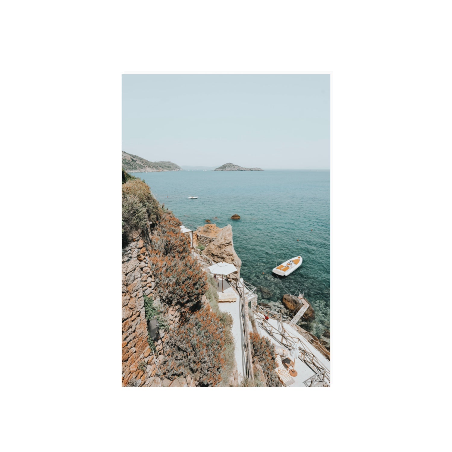 Front Row Seat Tuscany coastal wall art 20 x 30 in unframed fine art print