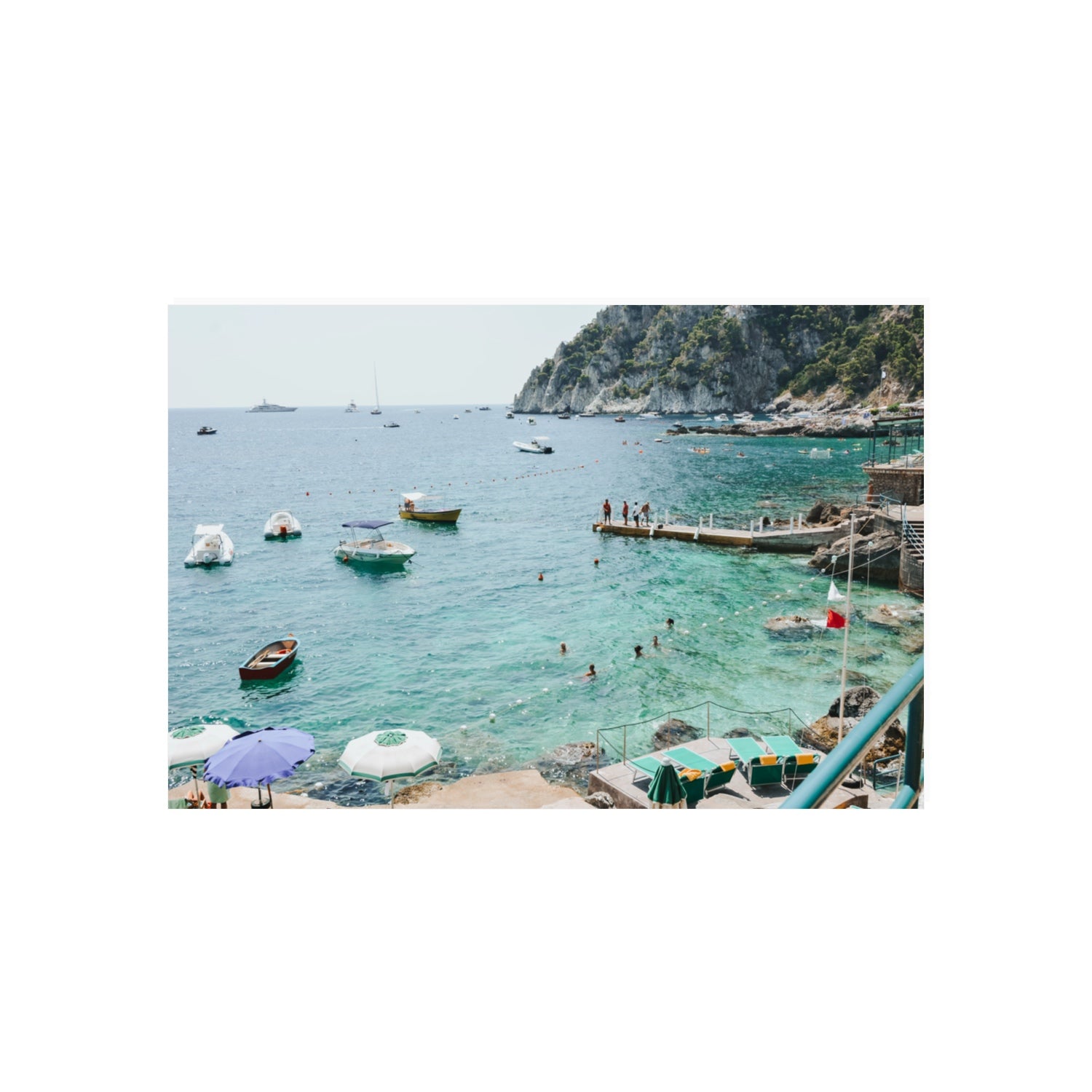 Delizia Pomeridiana Capri coastal wall art 20 x 30 in unframed fine art print