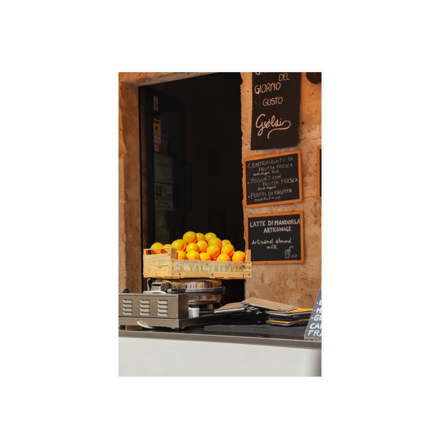 Luminous Citrus Puglia Ostuni Italian wall art 20 x 30 in unframed fine art print