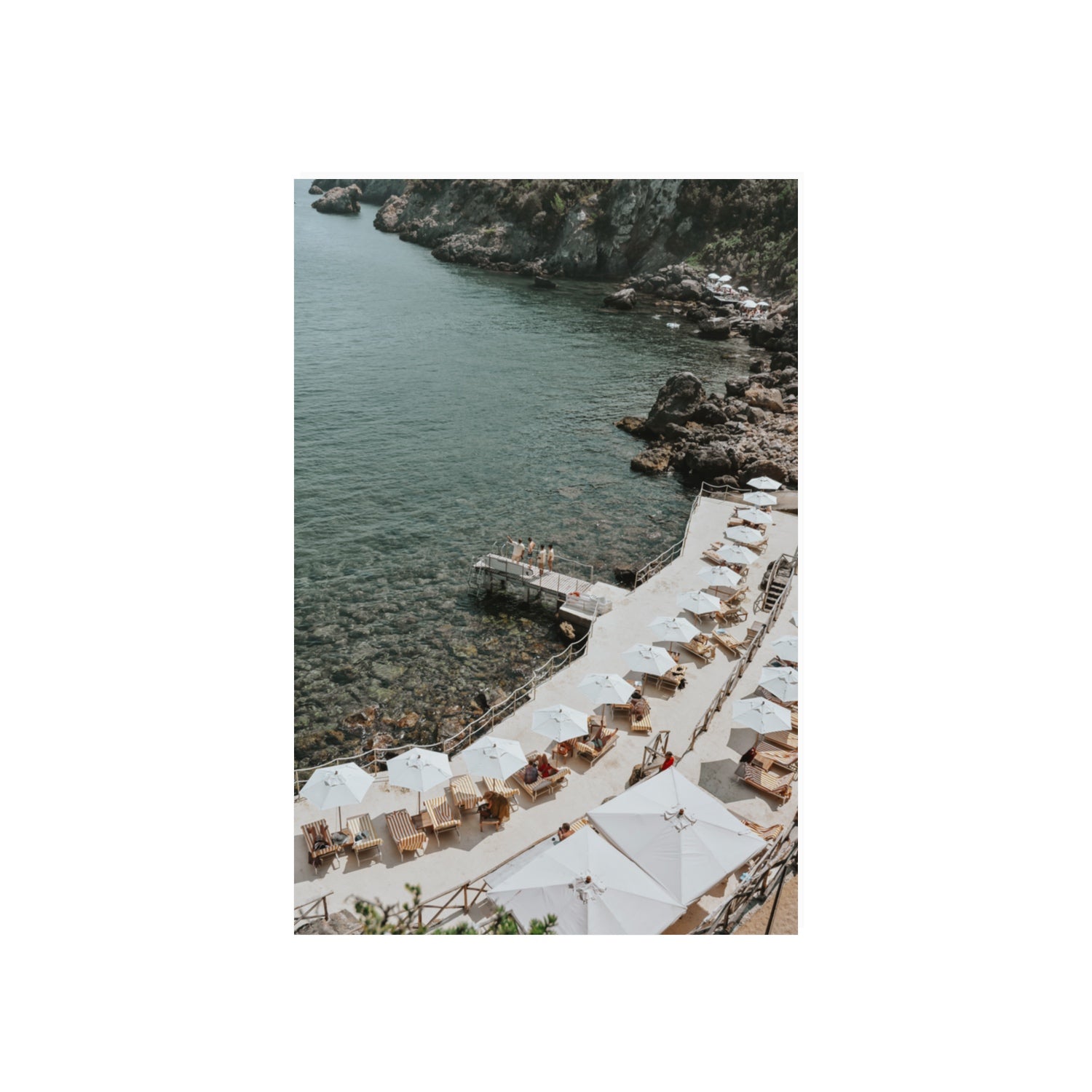Pier Perspectives Tuscany coastal Italian wall art 20 x 30 in unframed fine art print