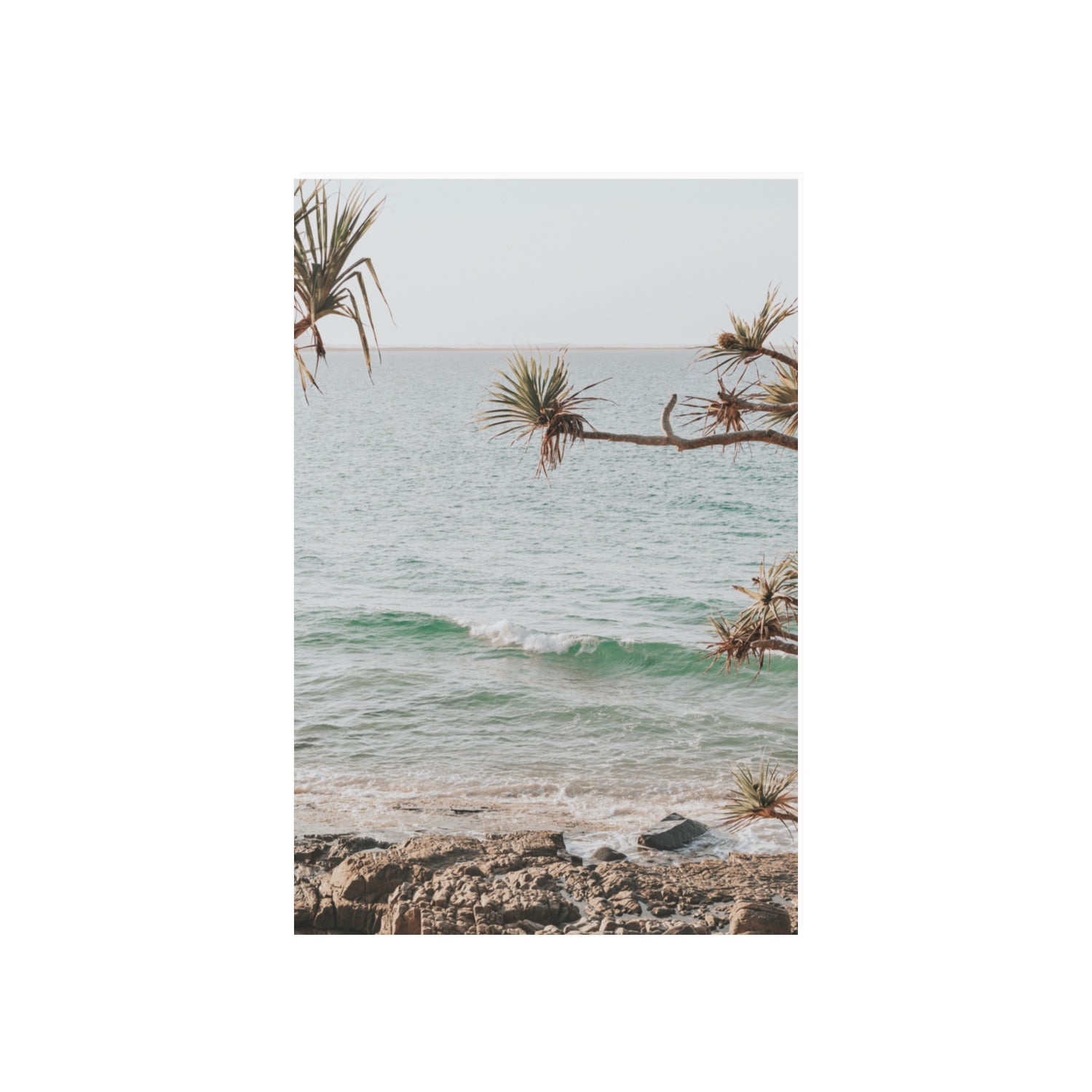 Good Vibrations fine art print, Noosa, Australia, coastal scenes artwork, 20 x 30 in, Unframed, Fine Art Print