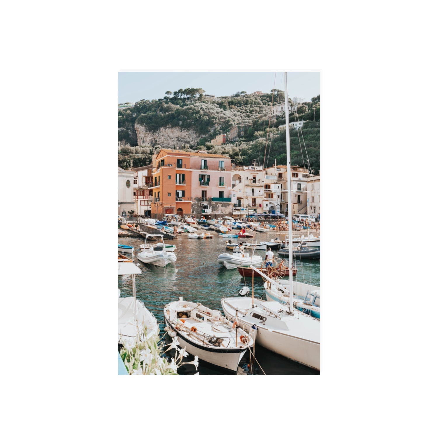Marina Grande Sorrento coastal Italian wall art 20 x 30 in unframed fine art print