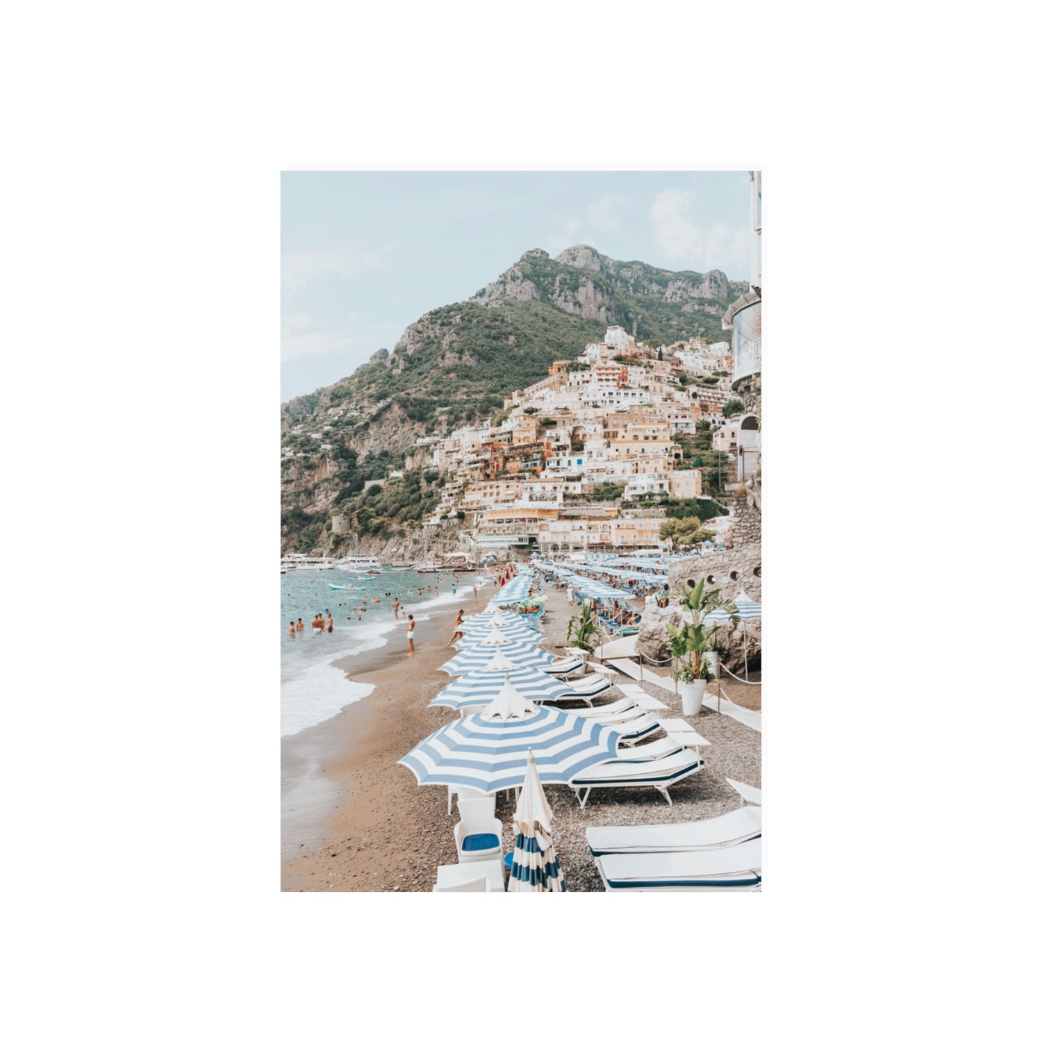 The Cliffside Village fine art print, Positano, Italy, 20 x 30 in, Unframed, Fine Art Print