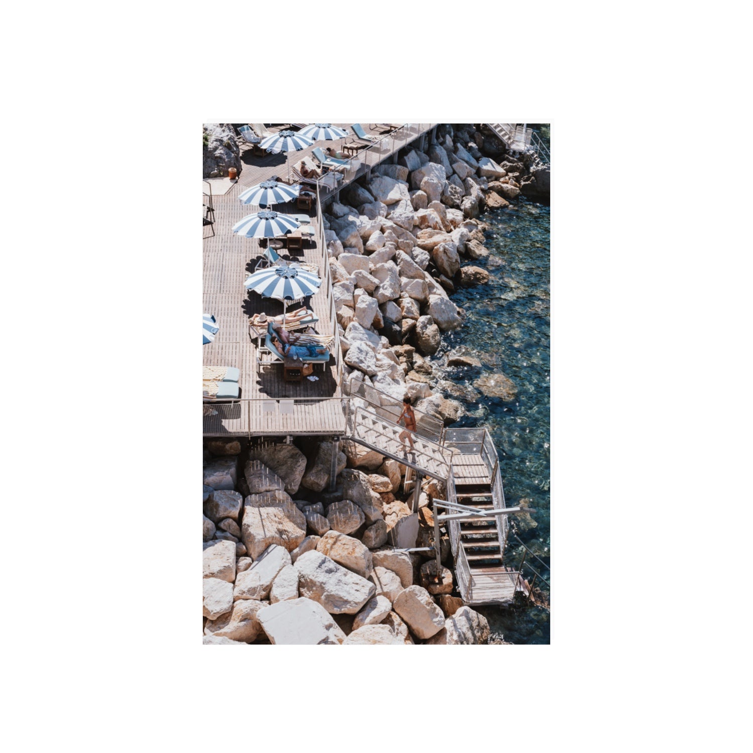 Life On The Shore fine art print, Ischia, Italy, 20 x 30 in, Unframed, Fine Art Print