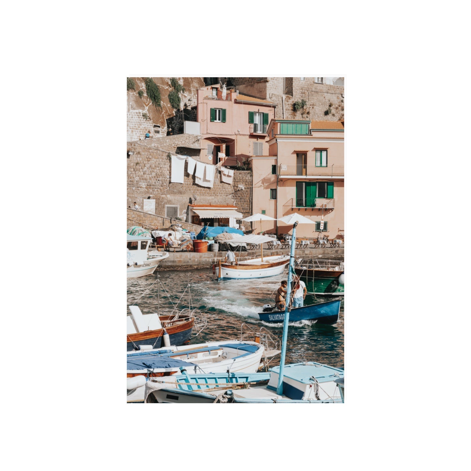 Coastal Carousel fine art print, Sorrento, Italy, 20 x 30 in, Unframed, Fine Art Print
