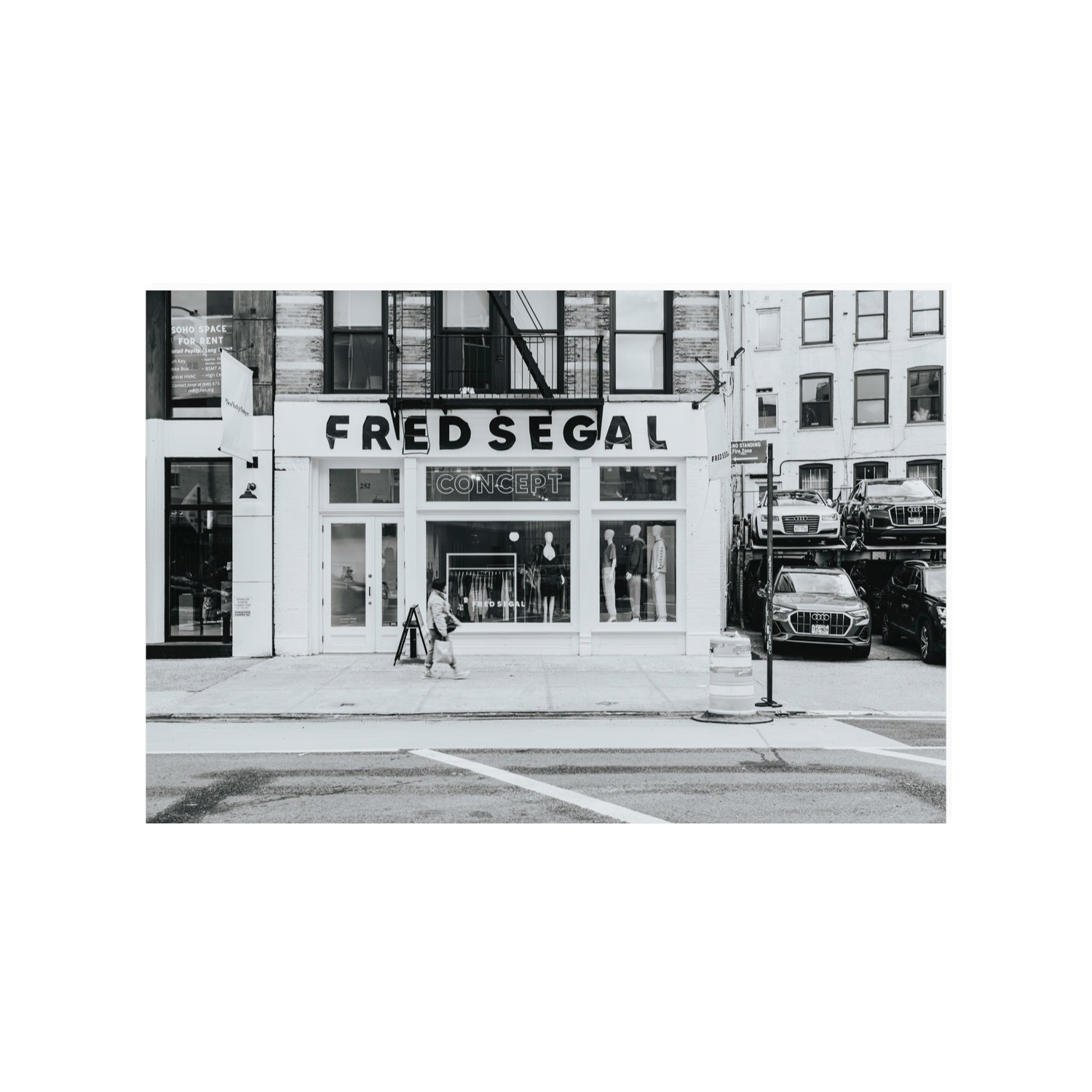 Noir York New York NYC Black & White wall art 24 x 36 in unframed fine art print