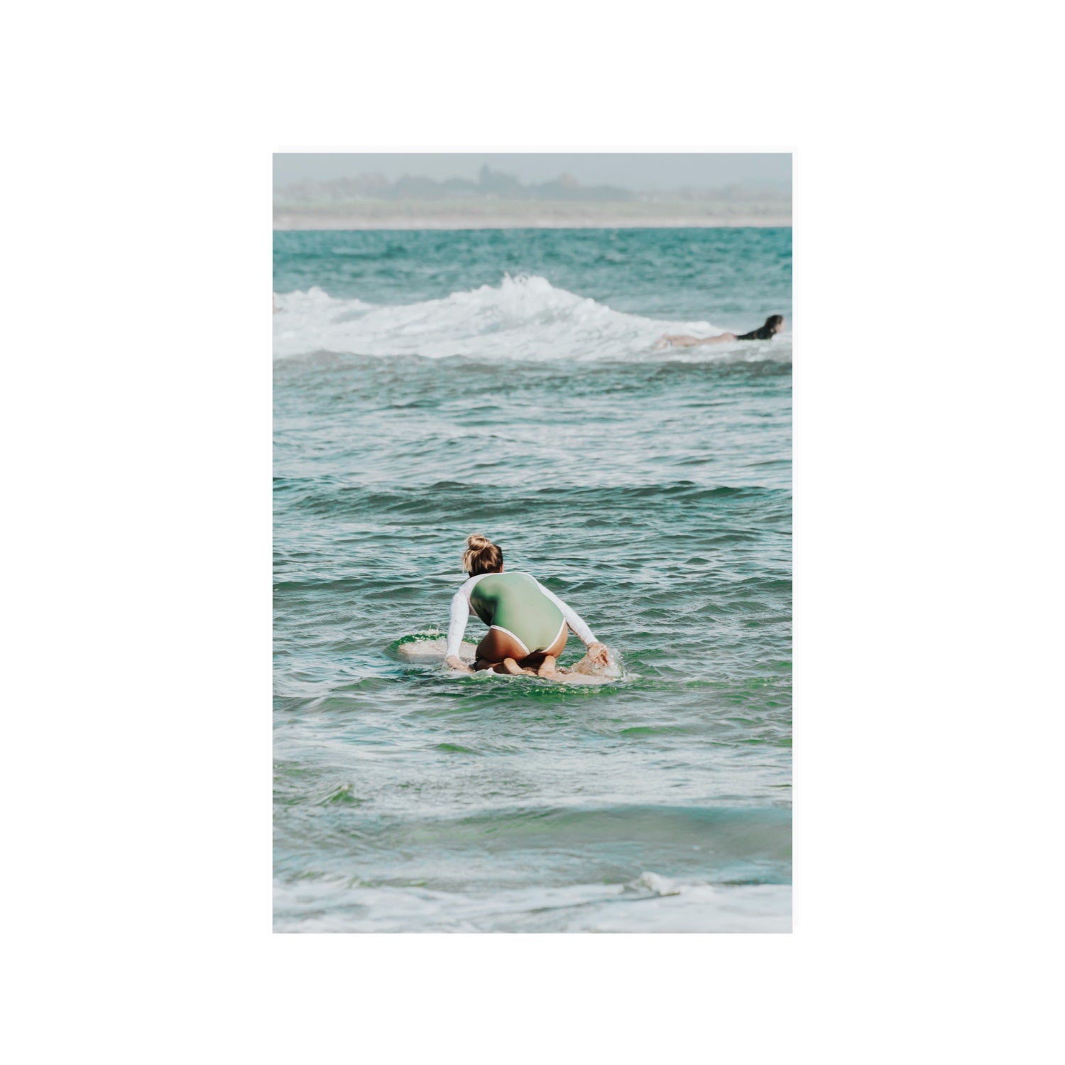 Quincy Byron Bay Surf coastal wall art 24 x 36 in unframed fine art print