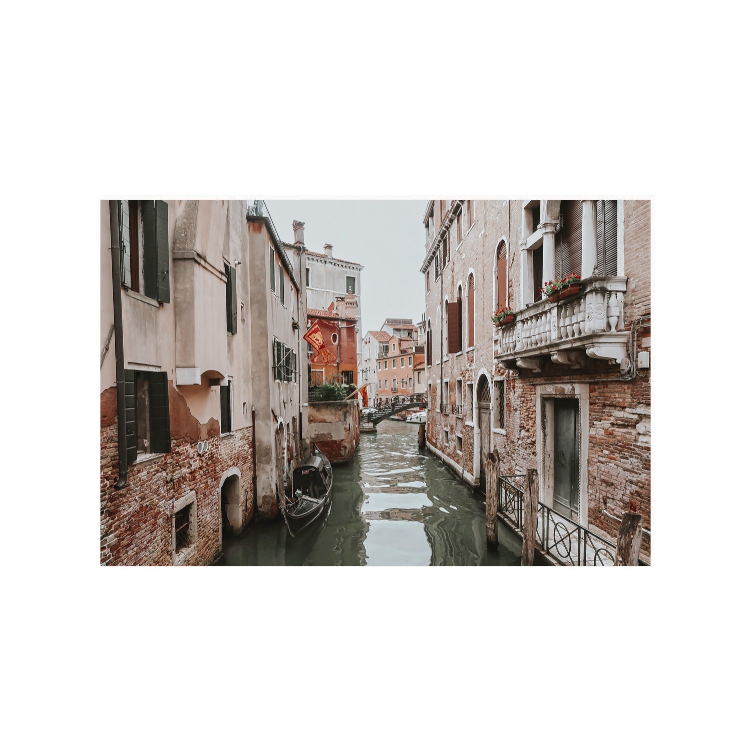 Venetian Gothic Venice Canal Italian wall art 24 x 36 in unframed fine art print