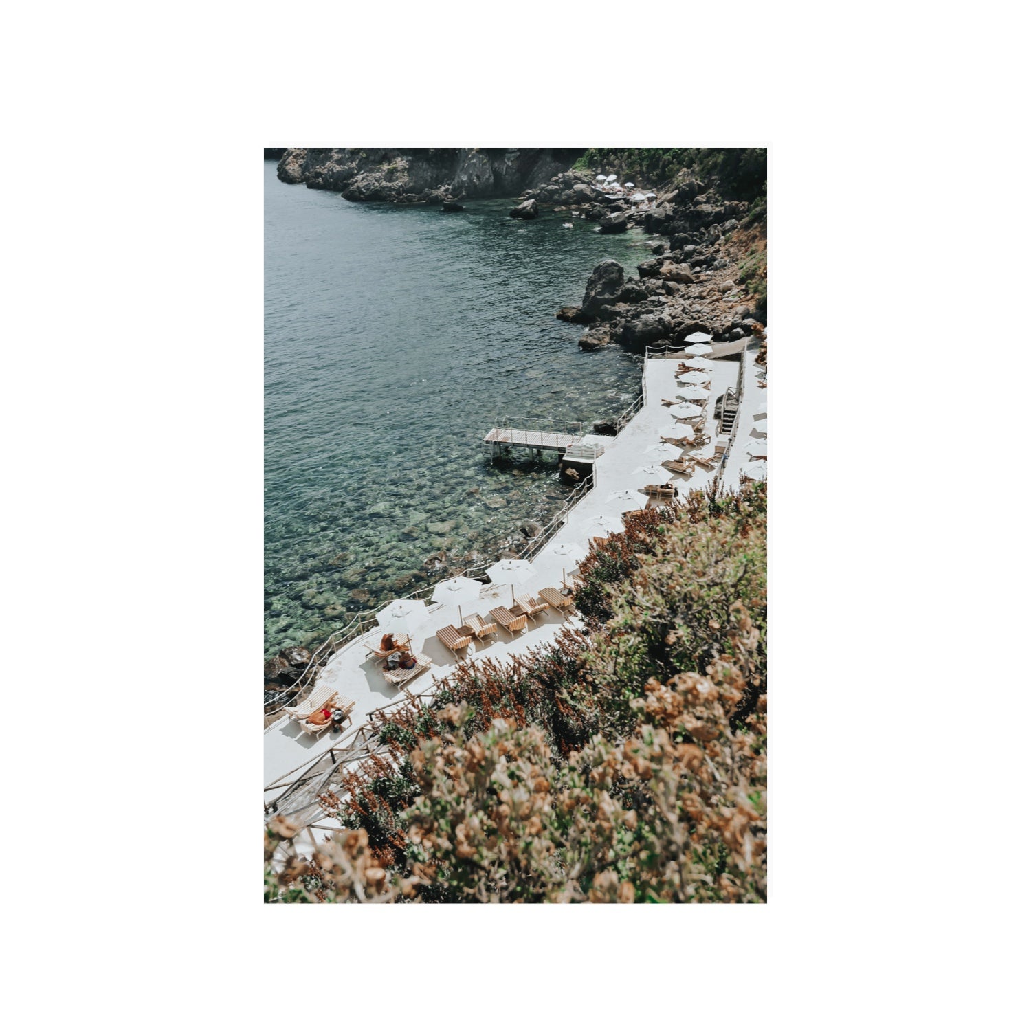Go Beyond The Postcard Tuscany coastal wall art 24 x 36 in unframed fine art print