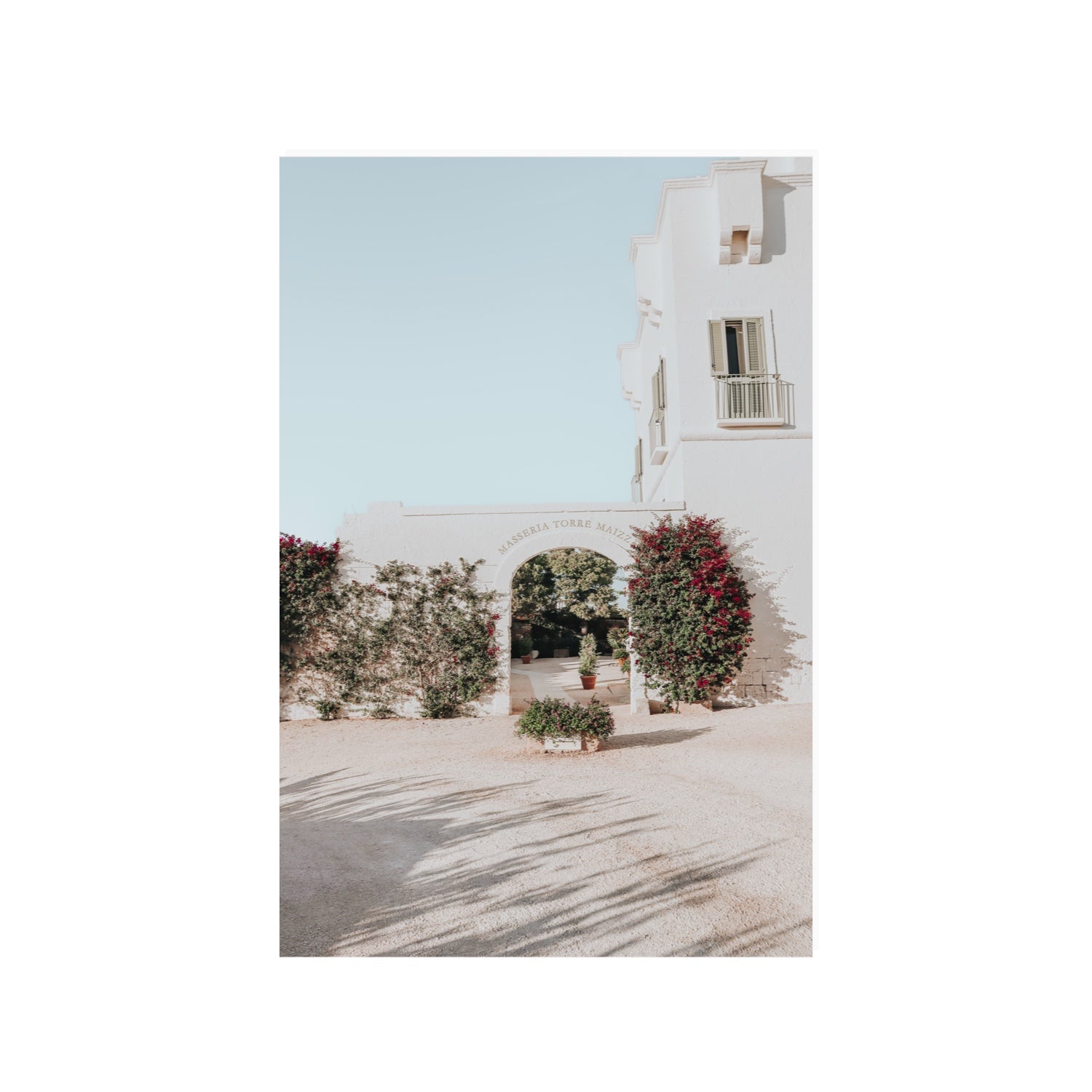 Villa Retreat Puglia Italian wall art 24 x 36 in unframed fine art print