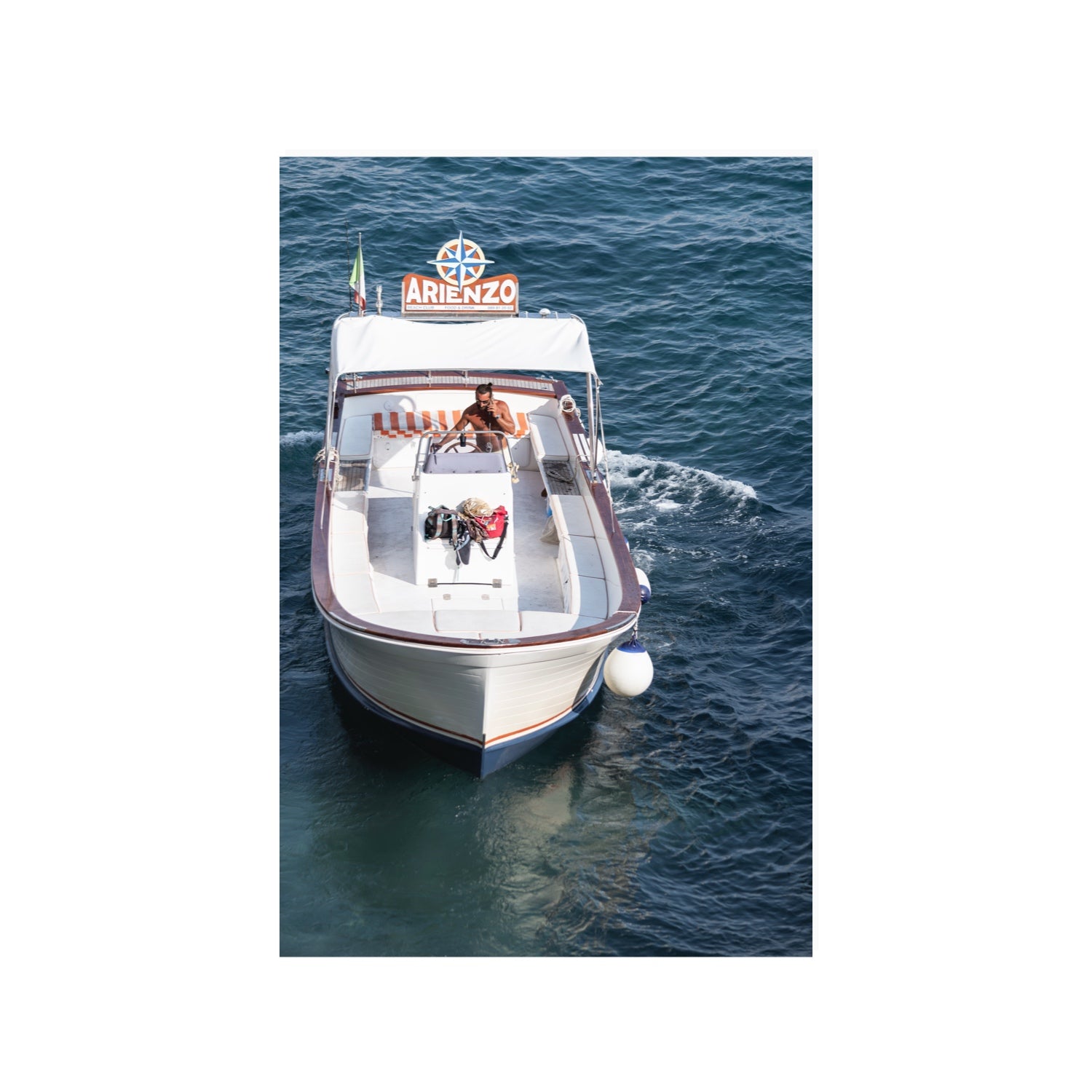 Pilota di Motoscafo fine art print, Positano, Italy, 24 x 36 in, Unframed, Fine Art Print