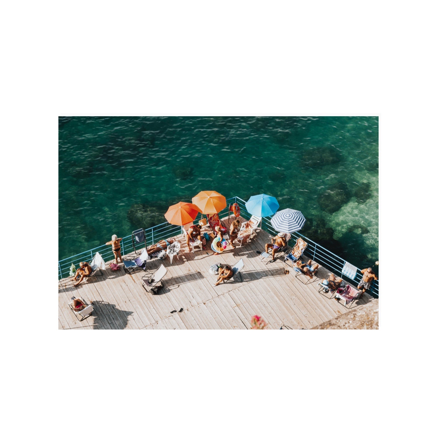 Il Dolce Far Niente Sorrento coastal wall art 24 x 36 in unframed fine art print