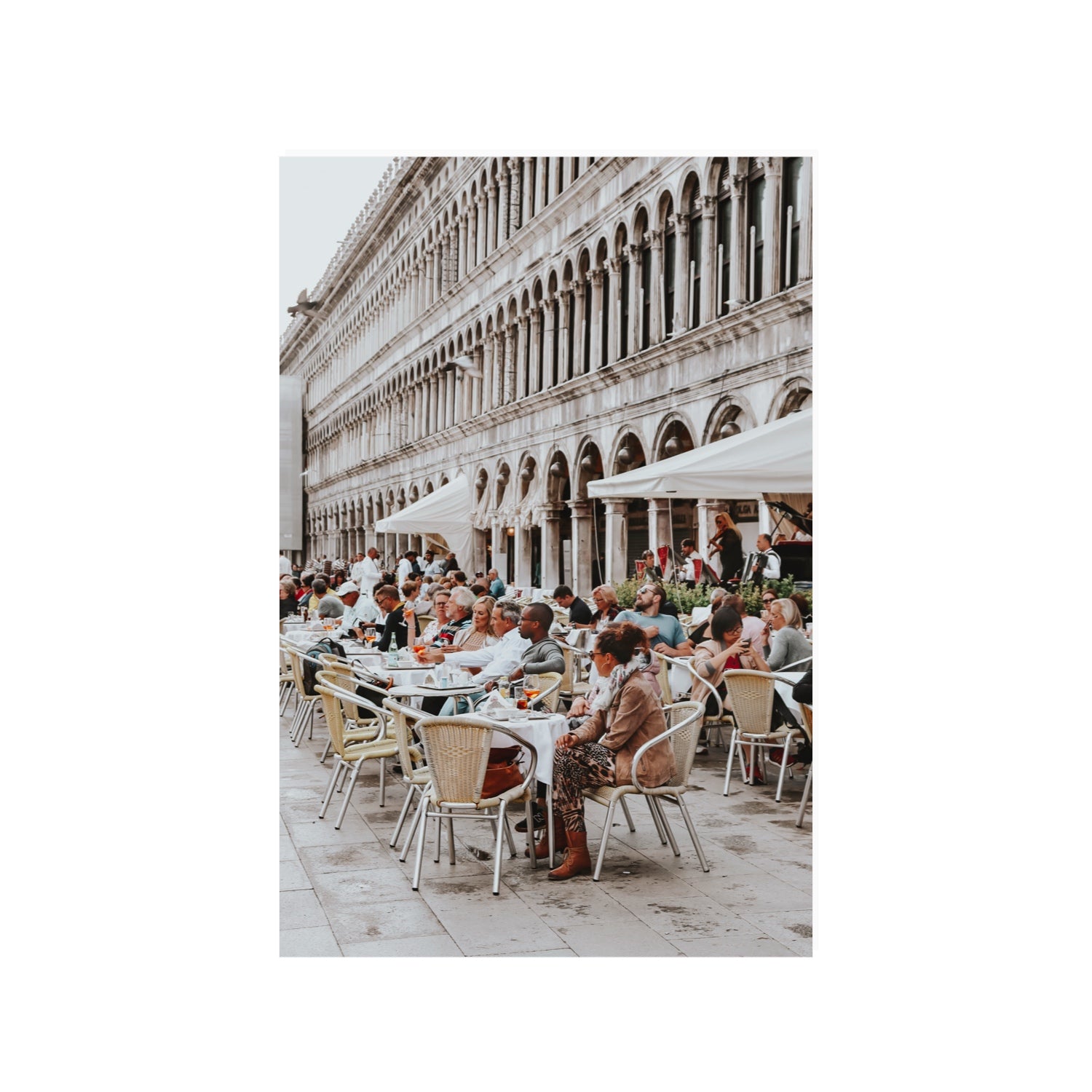 Lunchbreak Venice Italian wall art 24 x 36 in unframed fine art print