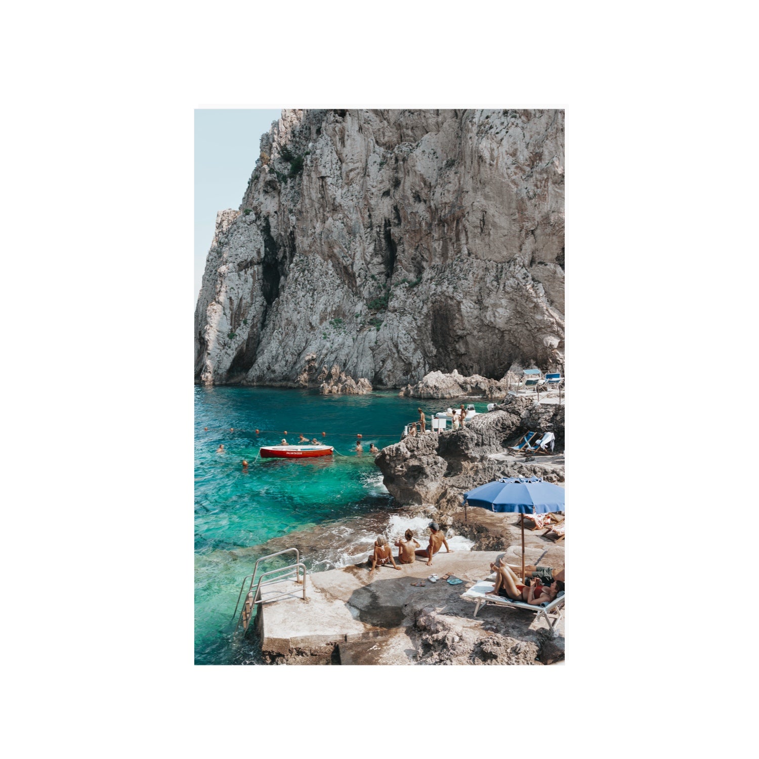 Tranquility fine art print, Capri, Italy, 24 x 36 in, Unframed, Fine Art Print