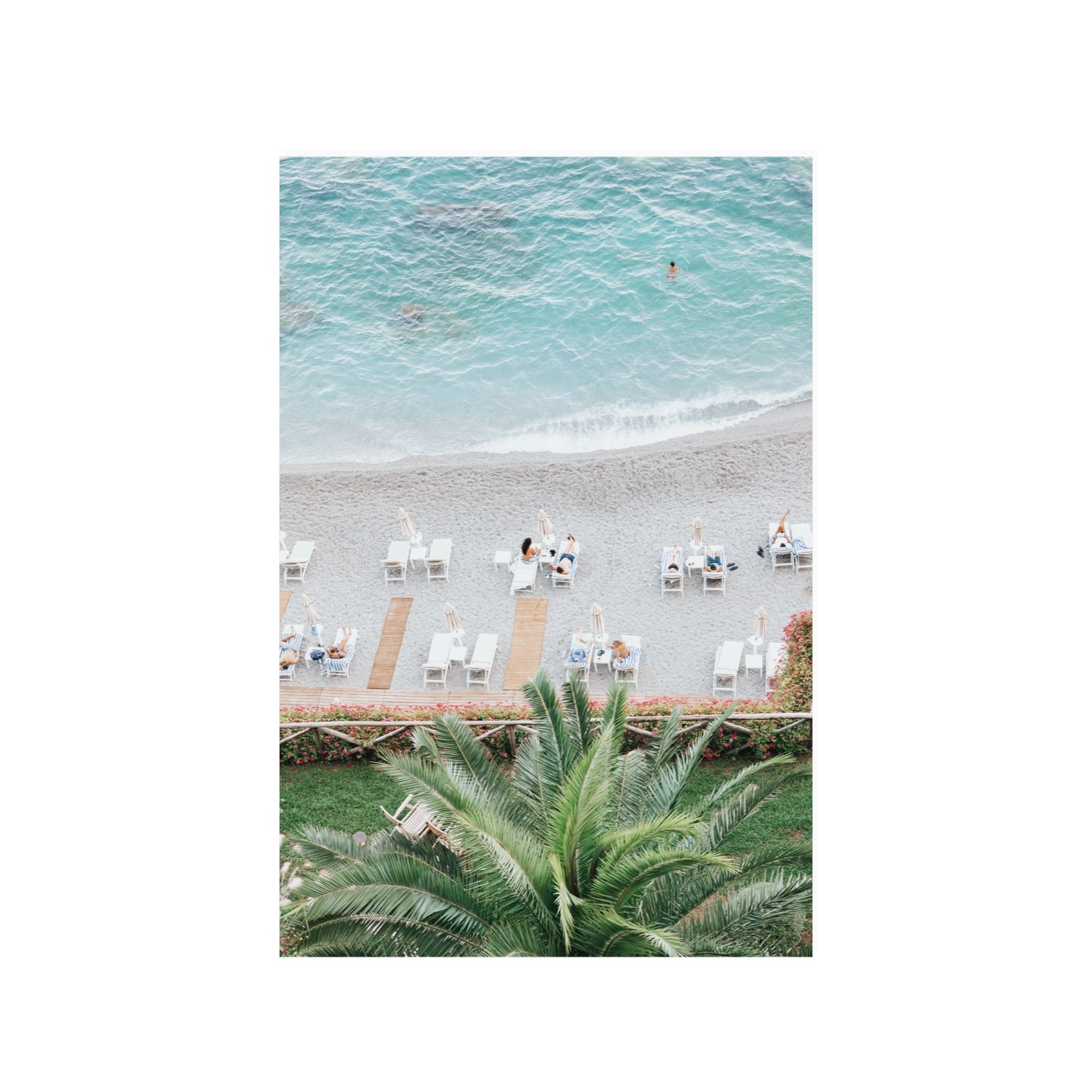 Paradiso Amalfi Mediterranean wall art 24 x 36 in unframed fine art print