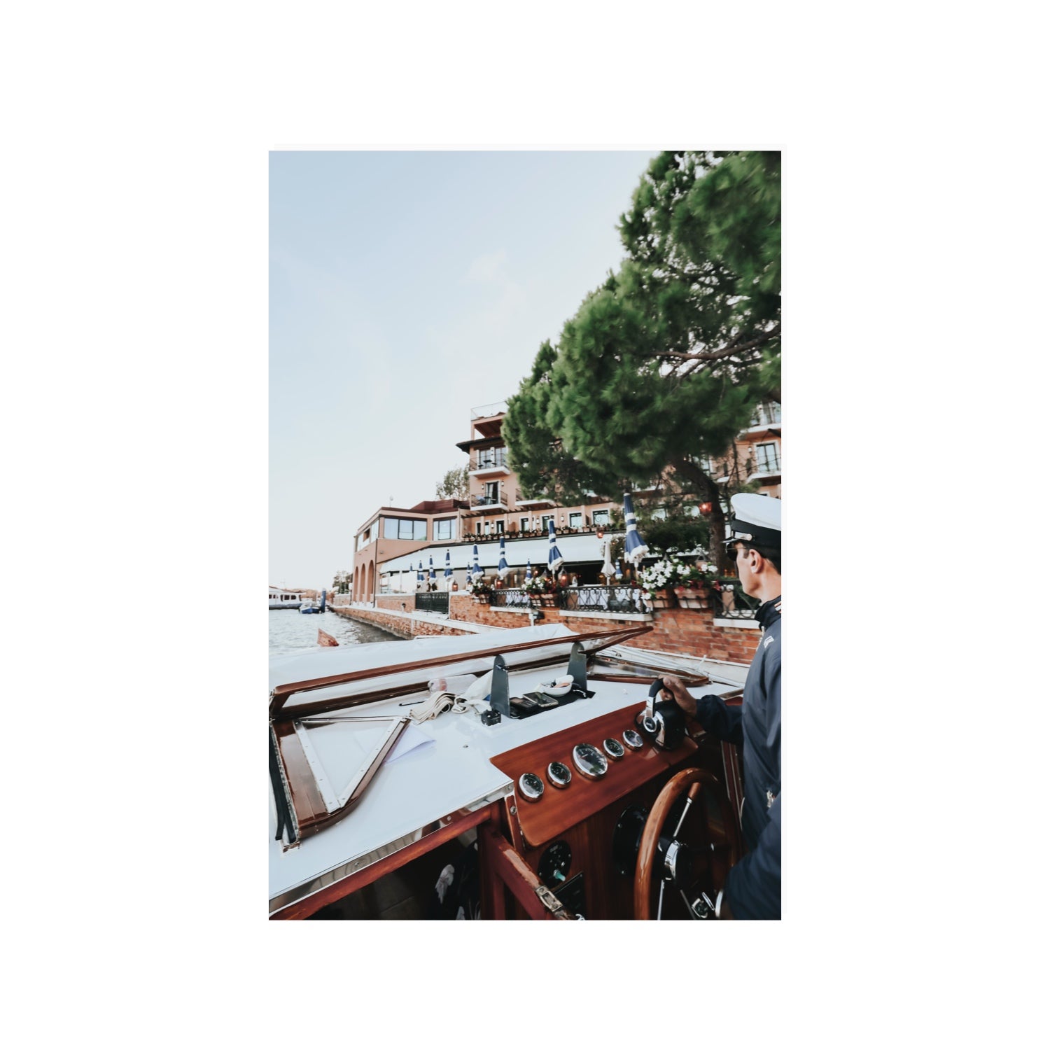 The Driver Venice Canal Italian wall art 24 x 36 in unframed fine art print