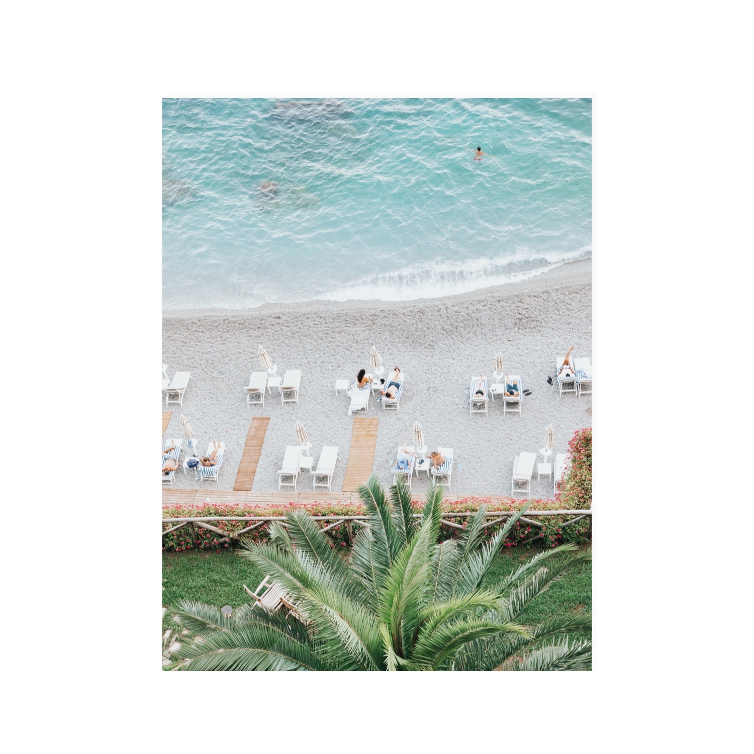 Paradiso Amalfi Mediterranean wall art 30 x 40 in unframed fine art print