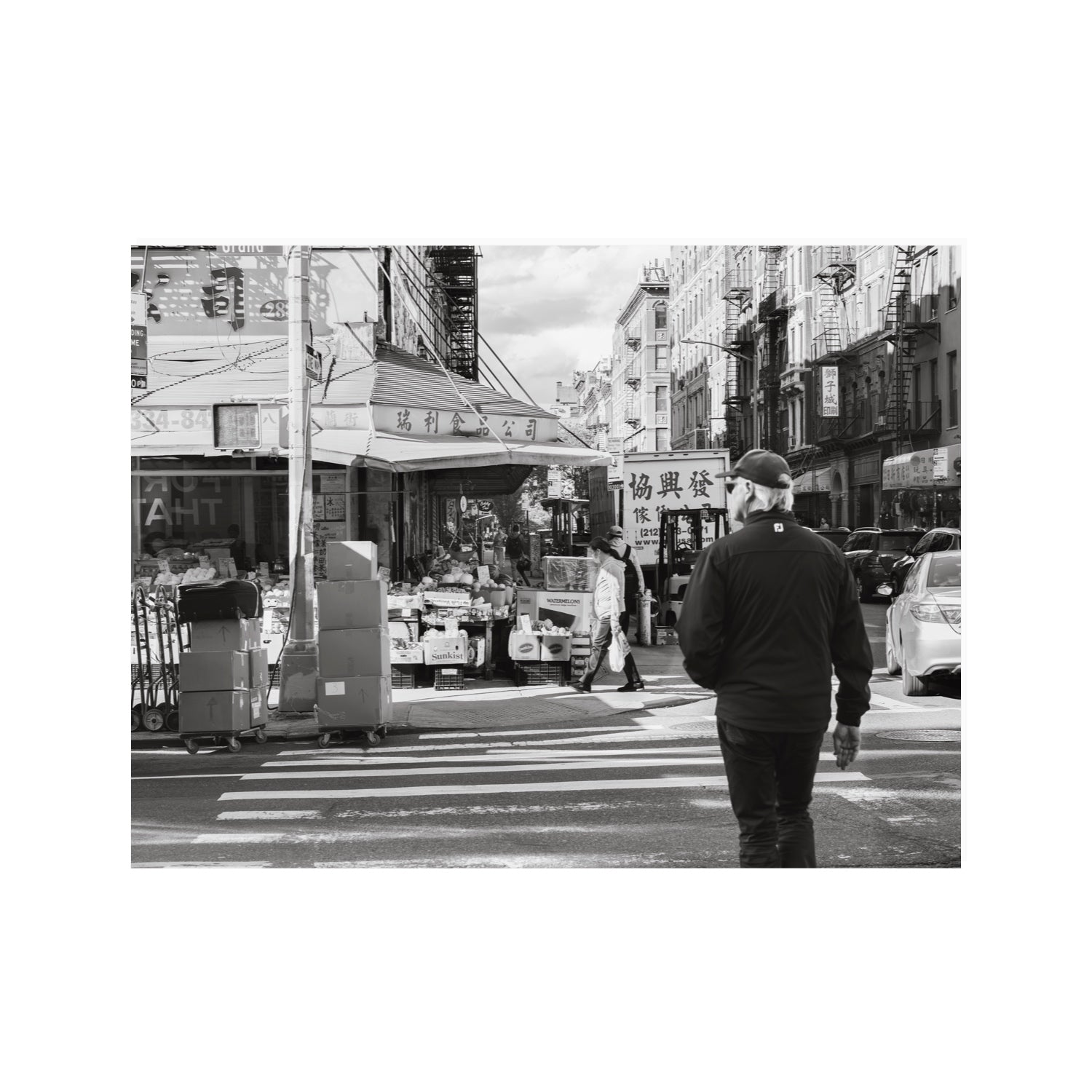 Chinatown New York NYC Street wall art 30 x 40 in unframed fine art print