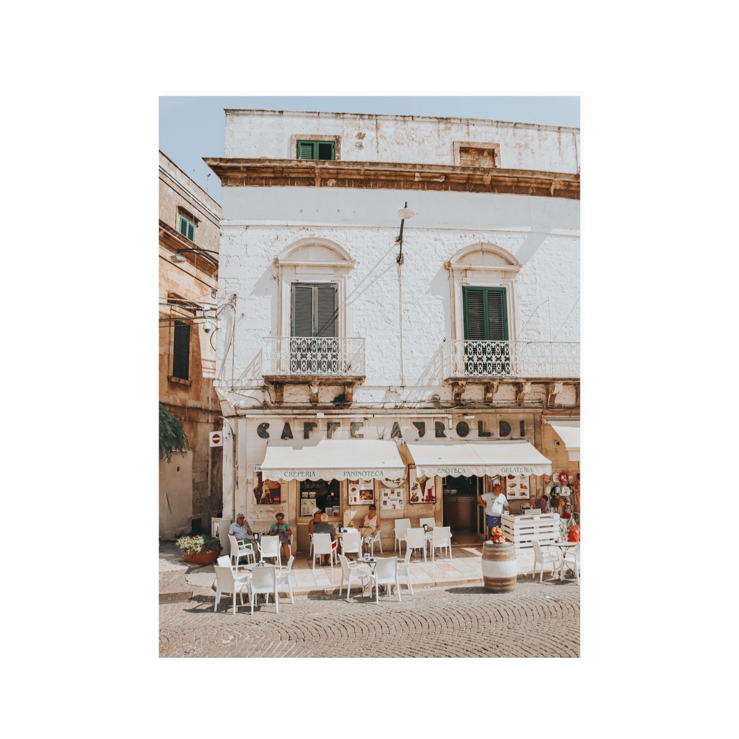 L'Ora di Pranzo Puglia L’Ora di Pranzo Italian art print 30 x 40 in unframed fine art print