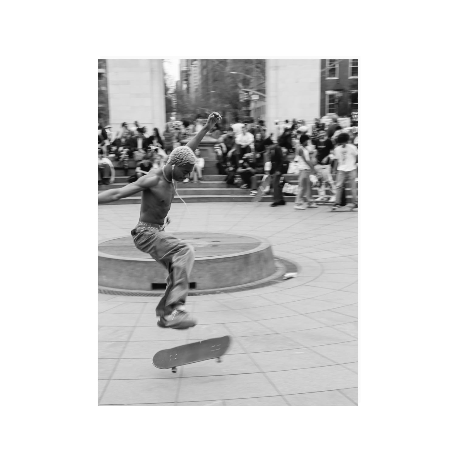 Airborne Rhythms New York NYC Black & White wall art 30 x 40 in unframed fine art print